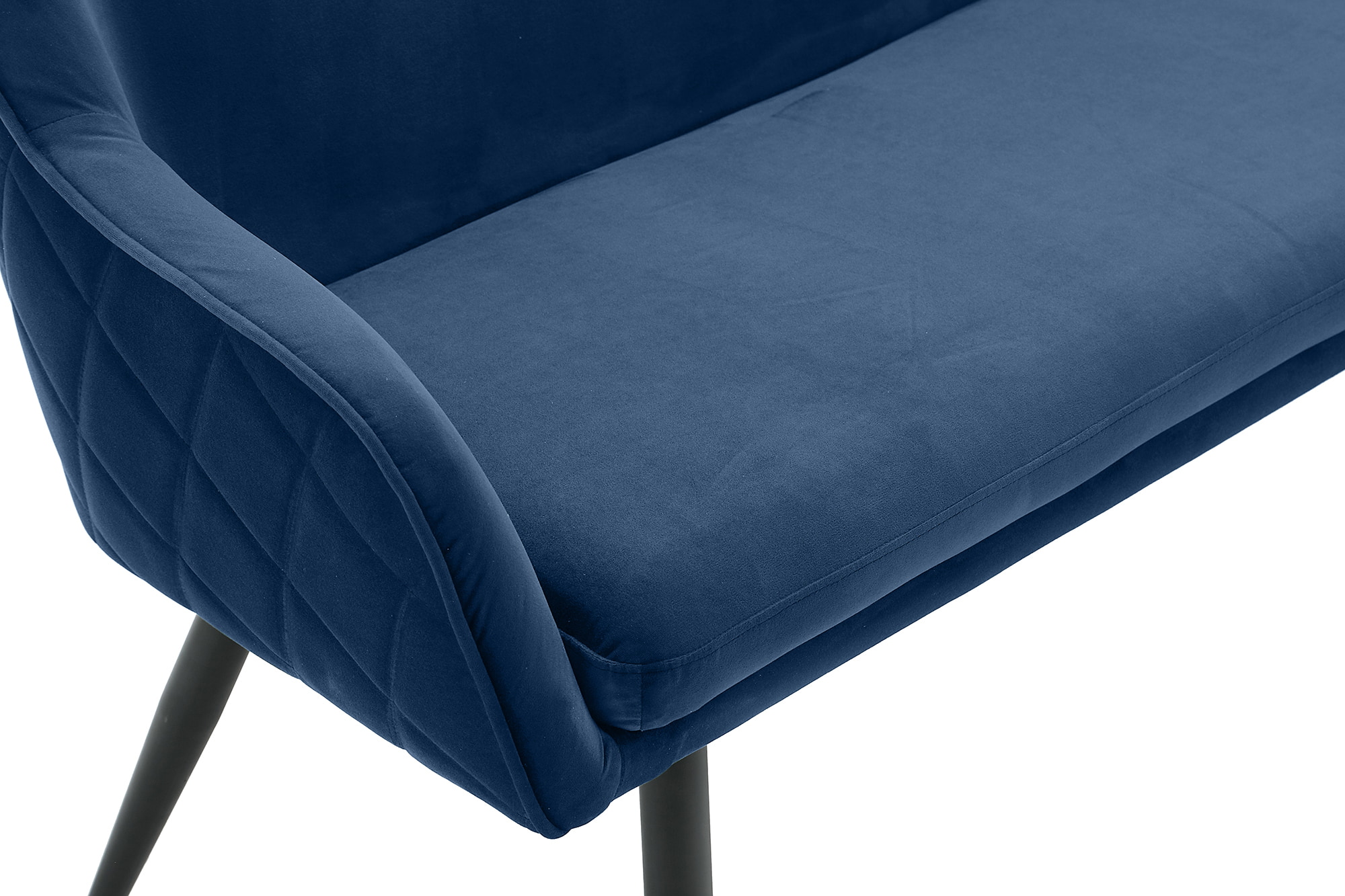 Artistiq Eetkamerbank 'Tynise' Velvet, kleur Blauw