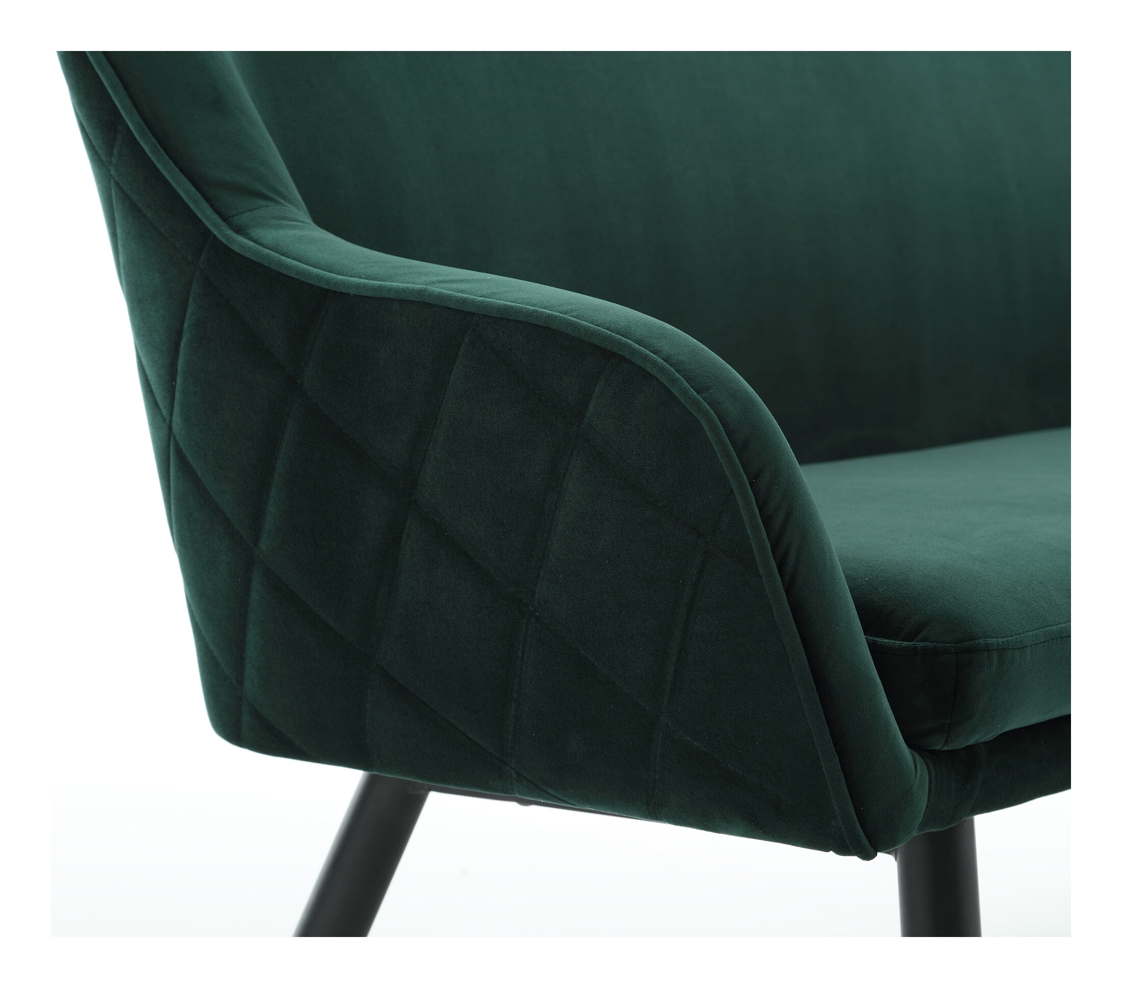 Artistiq Eetkamerbank 'Tynise' Velvet, kleur Groen