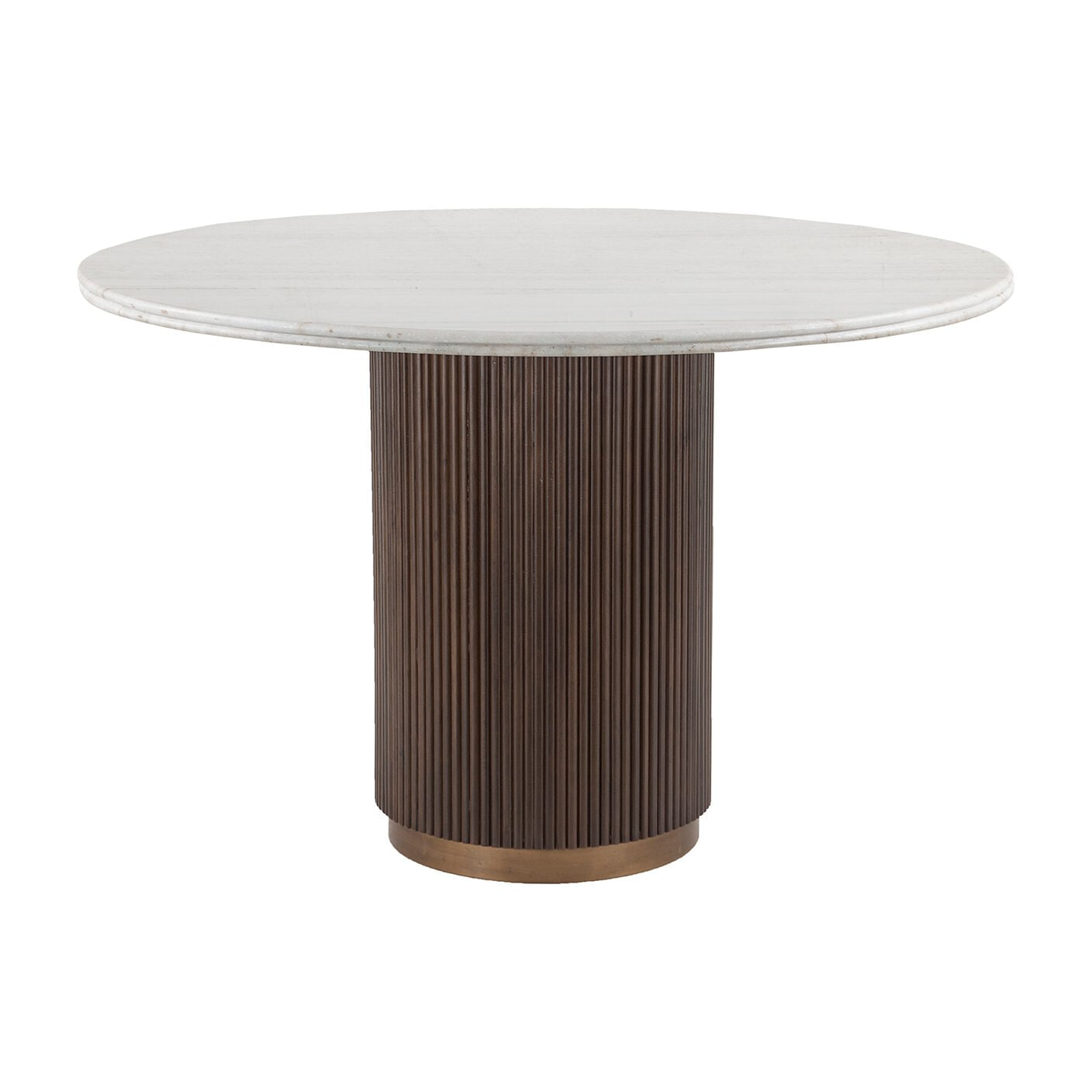 Richmond Ronde Eettafel 'Mayfield' Marmer en mangohout