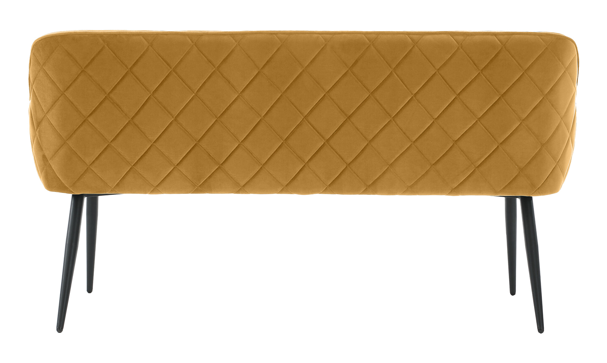 Artistiq Eetkamerbank 'Tynise' Velvet, kleur Mosterdgeel