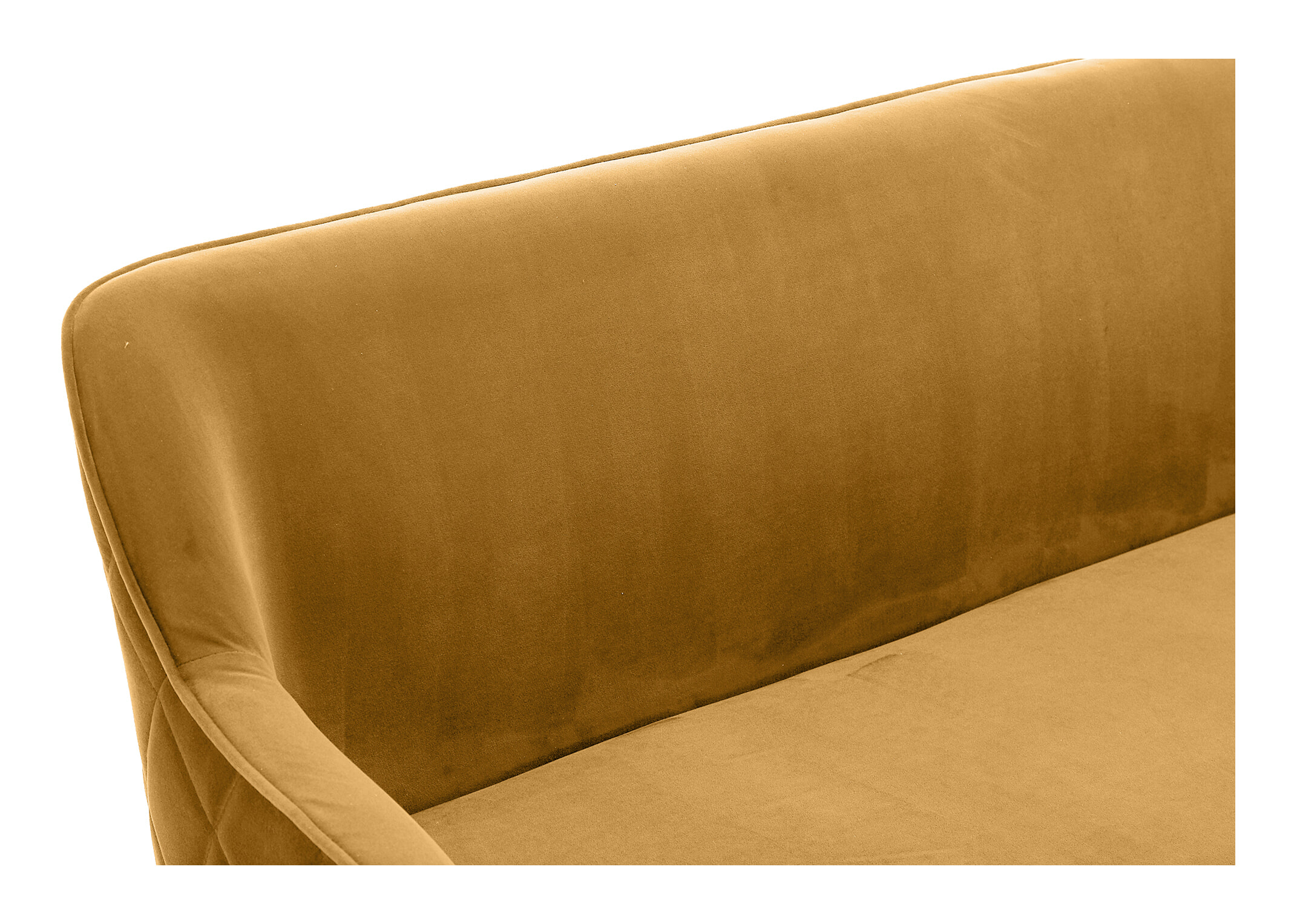 Artistiq Eetkamerbank 'Tynise' Velvet, kleur Mosterdgeel