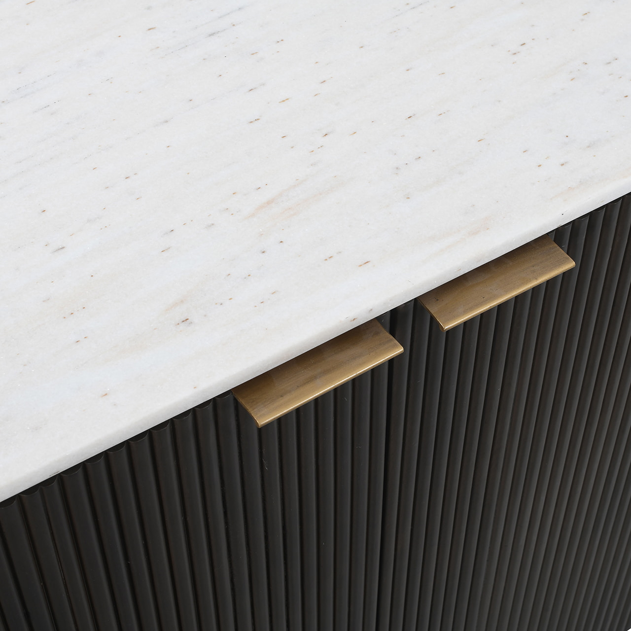 Richmond Dressoir 'Mayfield' Mangohout en marmer, 180cm