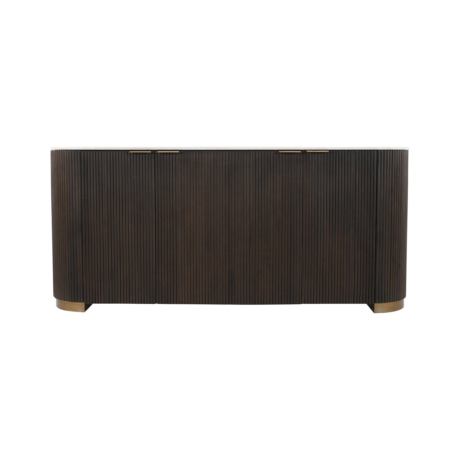 Richmond Dressoir 'Mayfield' Mangohout en marmer, 180cm