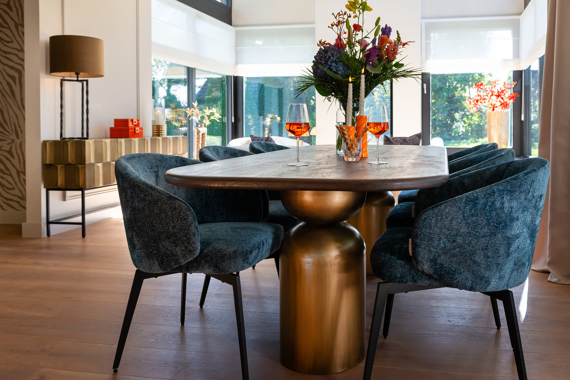 Richmond Eettafel 'Cavo' Acaciahout, 230 x 100cm