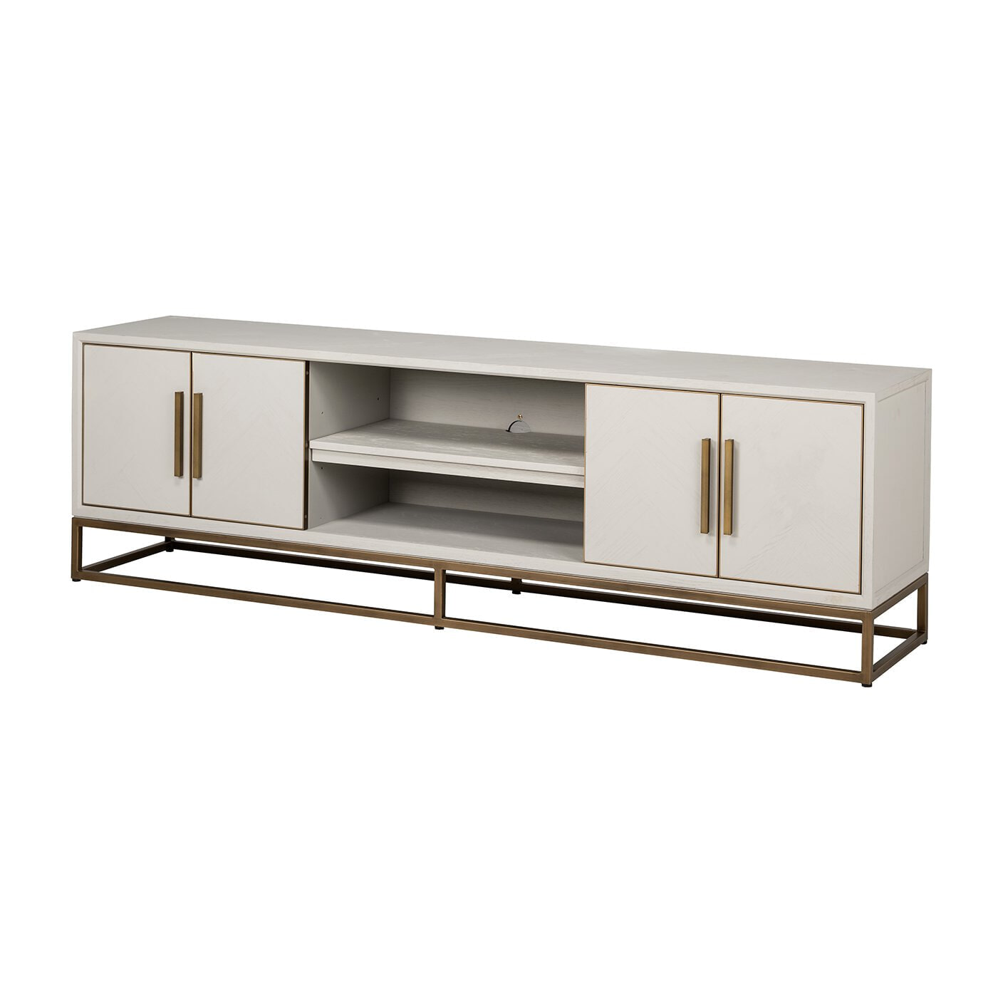 Richmond TV-meubel Whitebone 200cm - Verona Grey