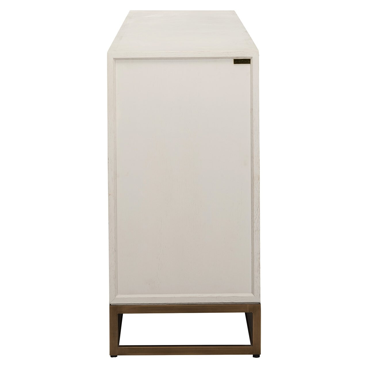 Richmond Dressoir 'Whitebone' Eiken en Brass, 225cm, kleur Verona Grey