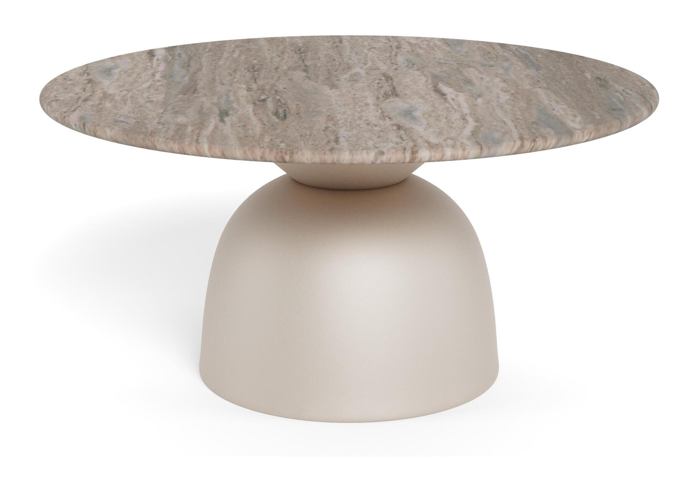 Bendt Ronde Salontafel Chardai Marmer, 80cm - Beige