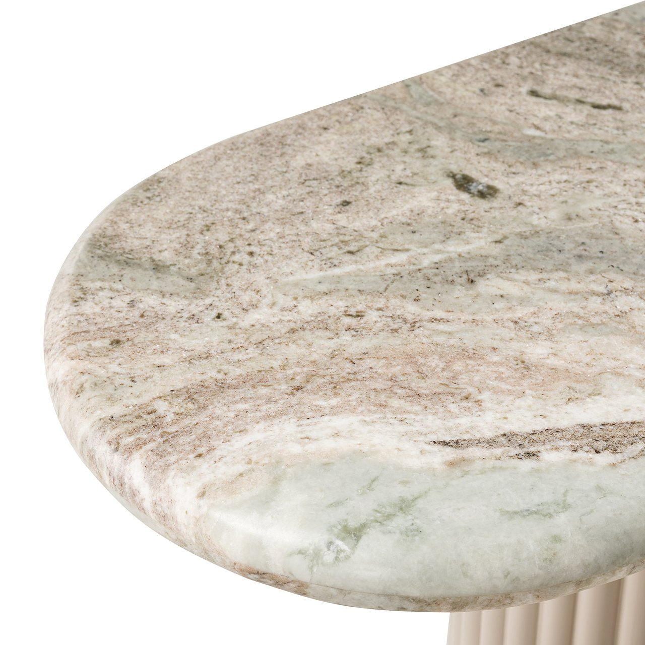 Richmond Ovale Sidetable 'Coronel' Marmer, 160cm