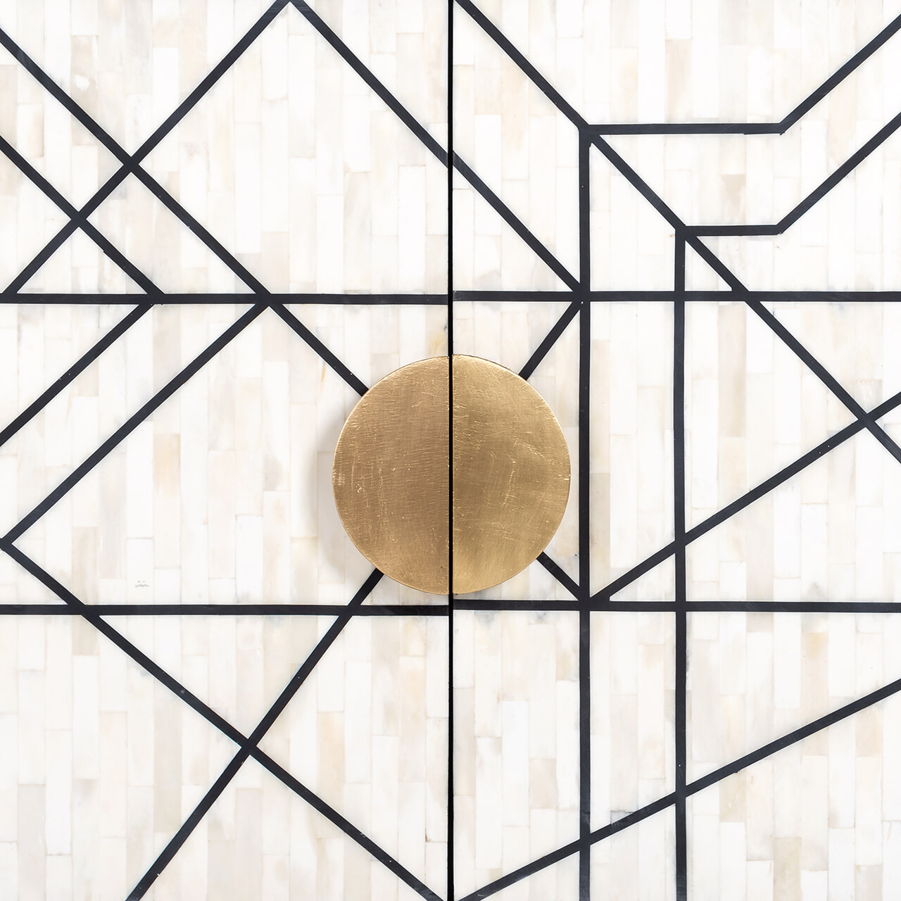 Richmond Dressoir 'Novas' Hout en ijzer, 150cm