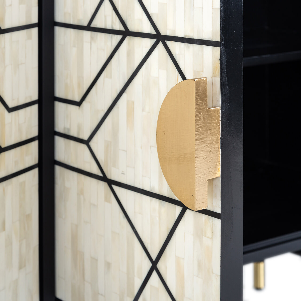 Richmond Dressoir 'Novas' Hout en ijzer, 150cm