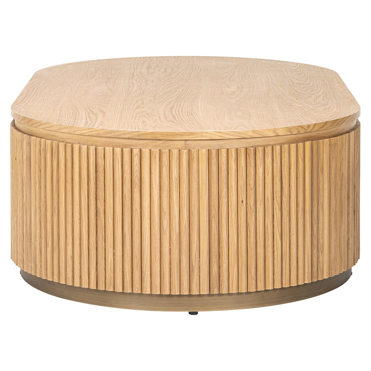 Richmond Ovale Salontafel 'Belfort' Eikenhout, 140cm