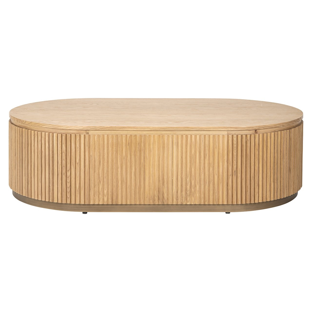 Richmond Ovale Salontafel 'Belfort' Eikenhout, 140cm