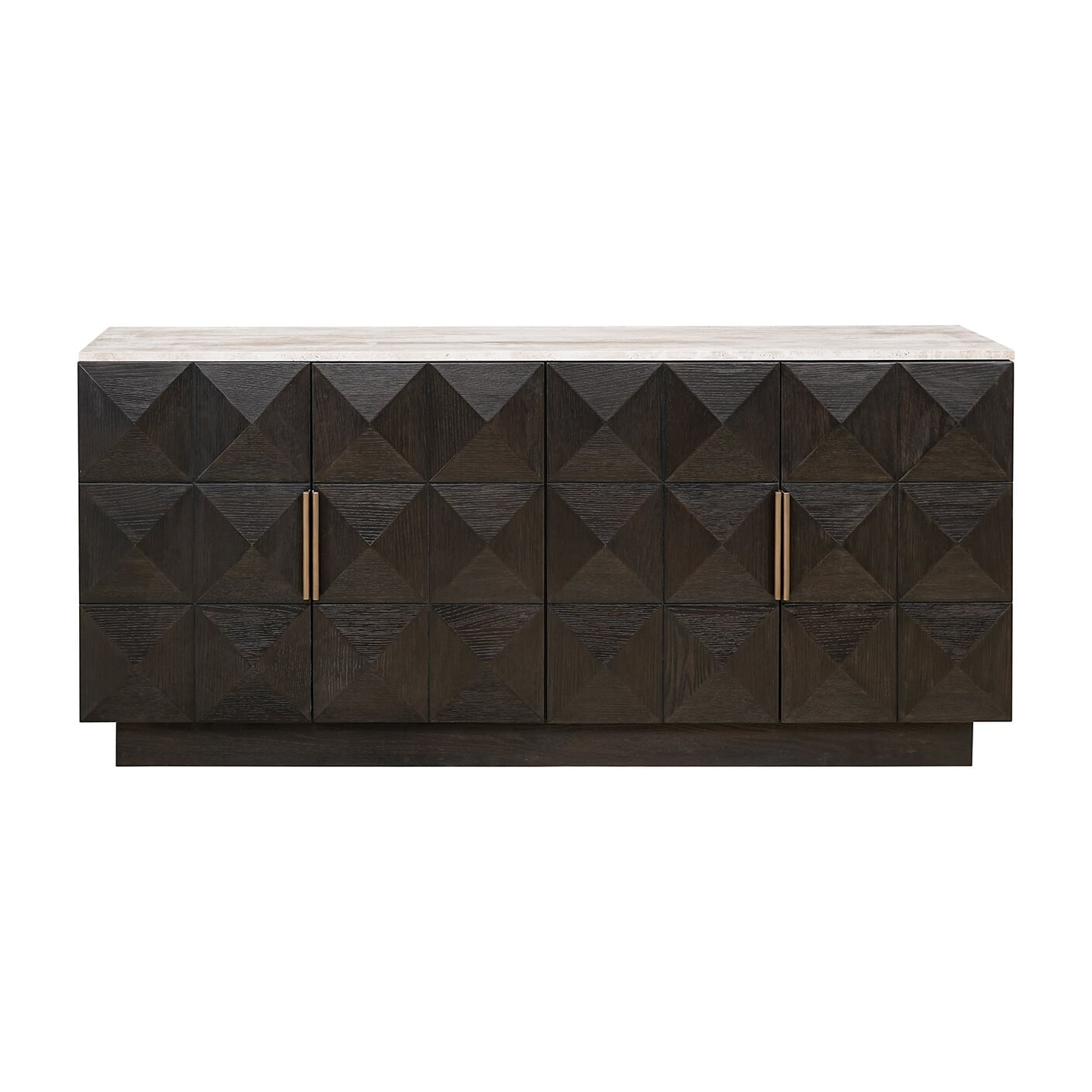 Richmond Dressoir 'Claremont' Eiken en travertin, 170cm