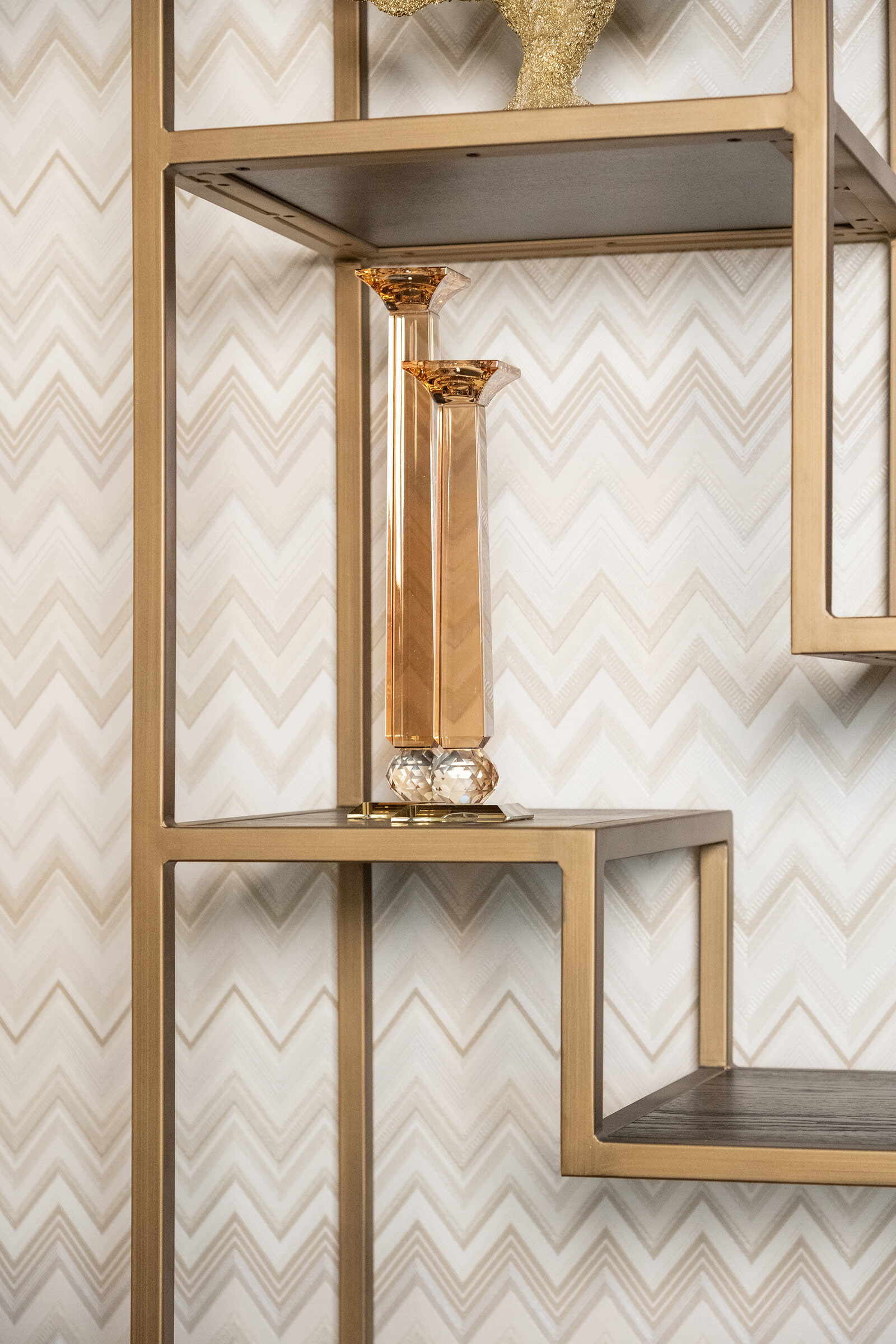 Richmond Wandkast 'Claremont' Eiken en travertin, 220 x 120cm