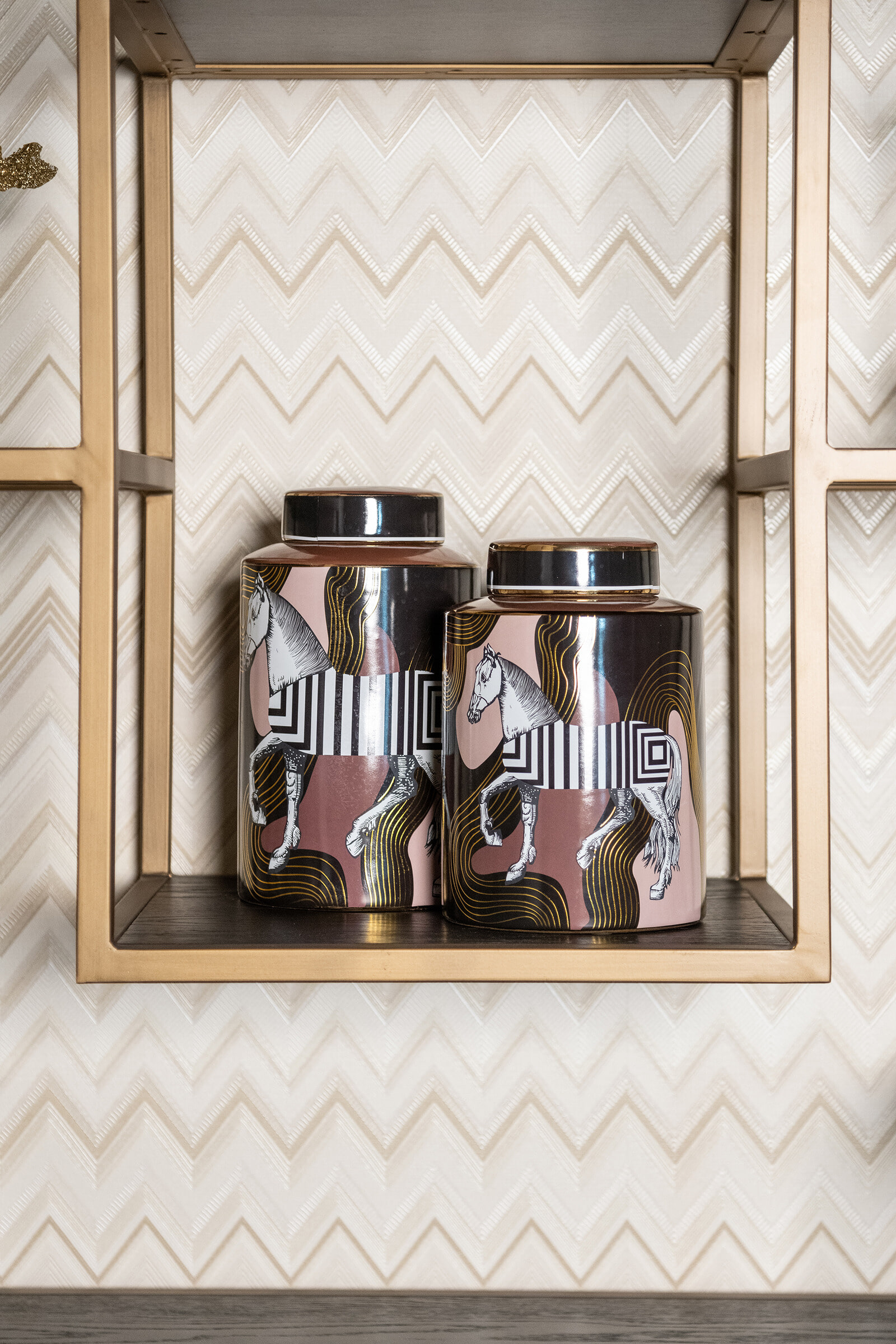 Richmond Wandkast 'Claremont' Eiken en travertin, 220 x 120cm