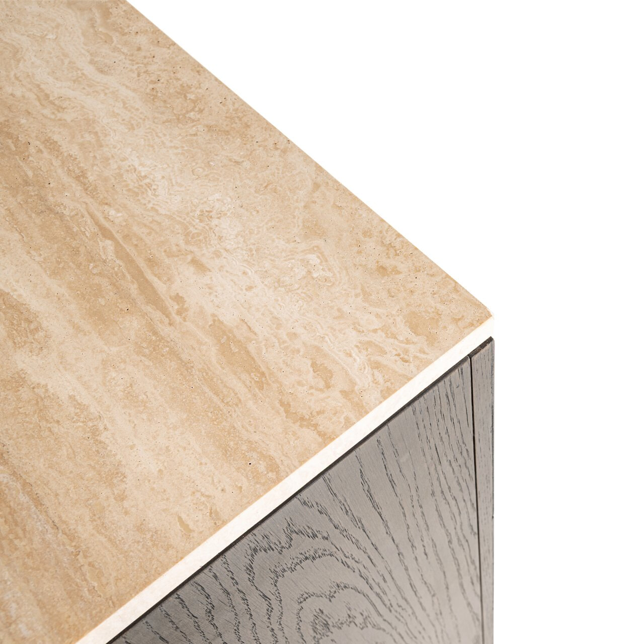 Richmond Dressoir 'Claremont' Eiken en travertin, 225cm