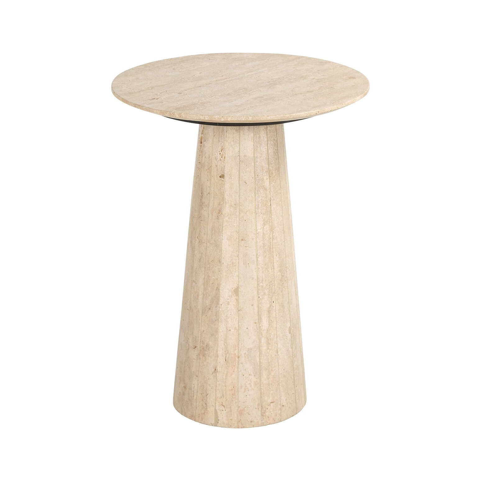 Richmond Ronde Bijzettafel Cavo Marmer, 45cm - Beige