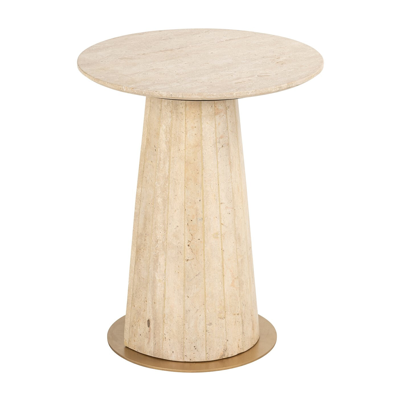 Richmond Ronde Bijzettafel 'Kibo' Marmer, 45cm