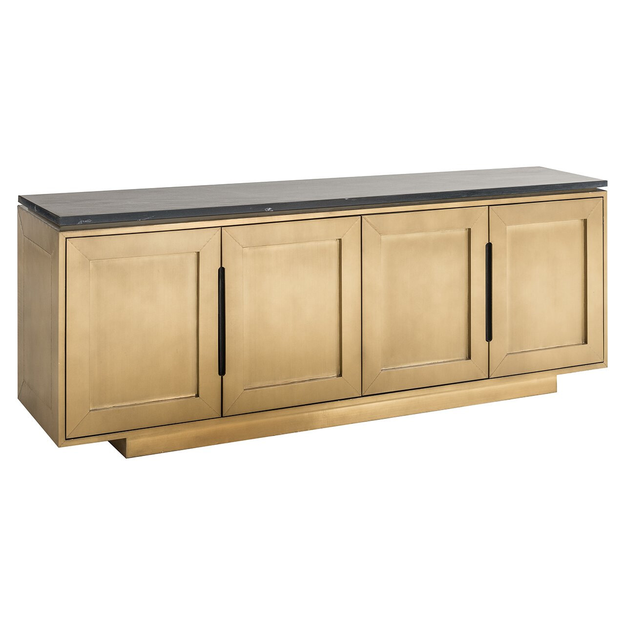 Richmond Dressoir Finsbury Brass en marmer, 183cm - Goud