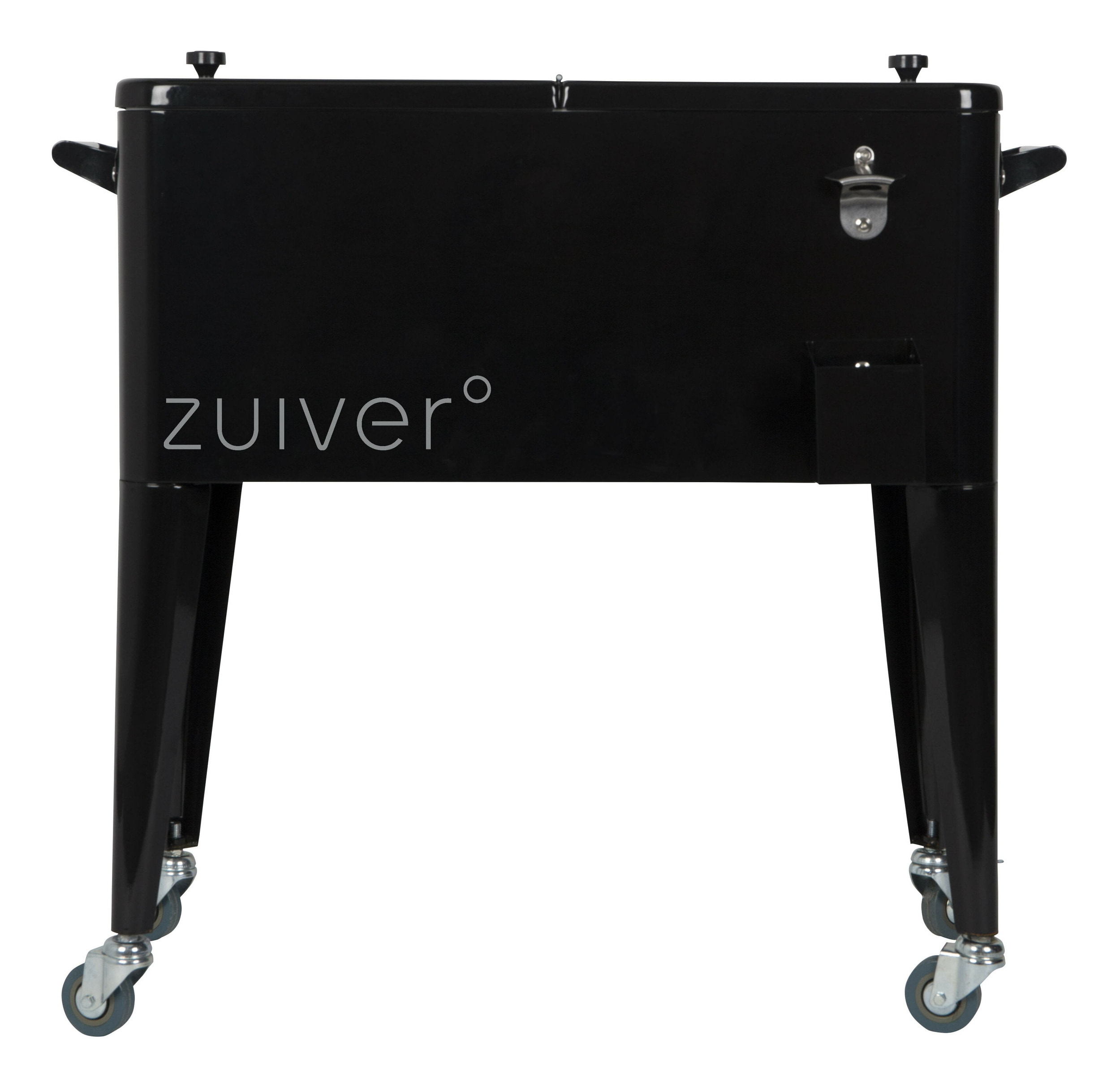 Zuiver Koelbox 'Cooler Be Cool' Op wielen, kleur Zwart, foto 2