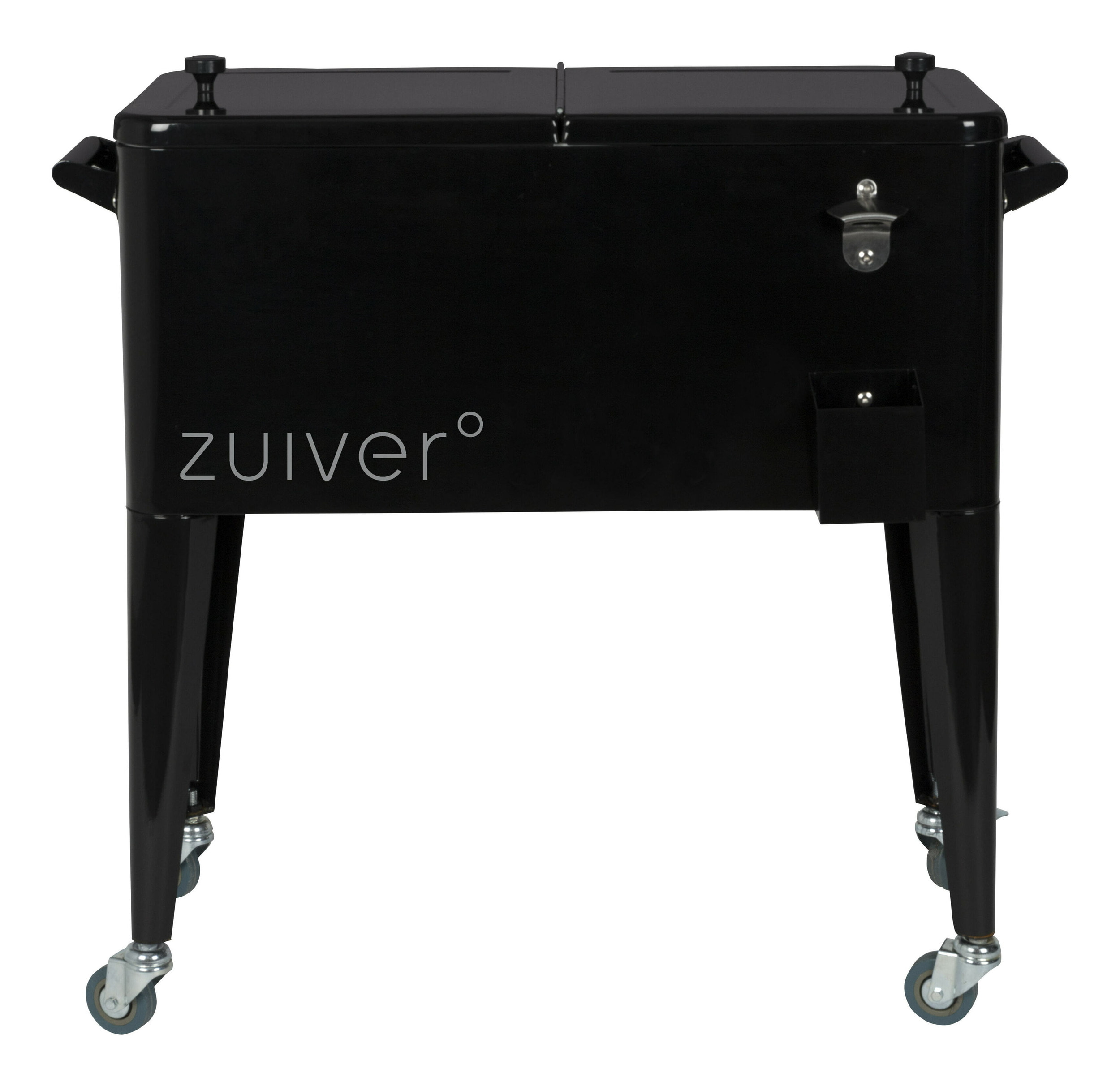 Zuiver Koelbox 'Cooler Be Cool' Op wielen, kleur Zwart, foto 3