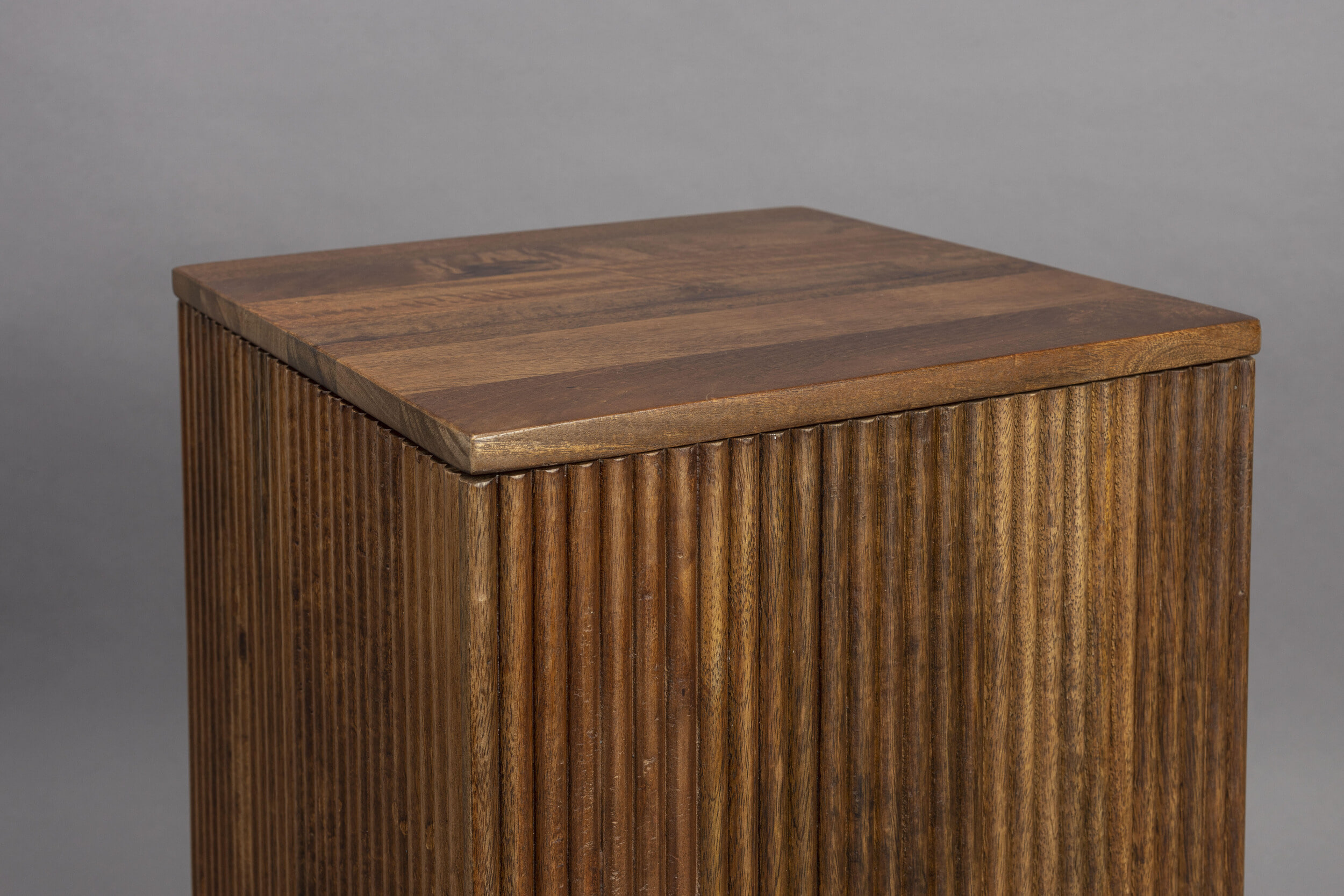 Dutchbone Plantenstandaard 'Ribble' Mangohout, Set van 2 stuks