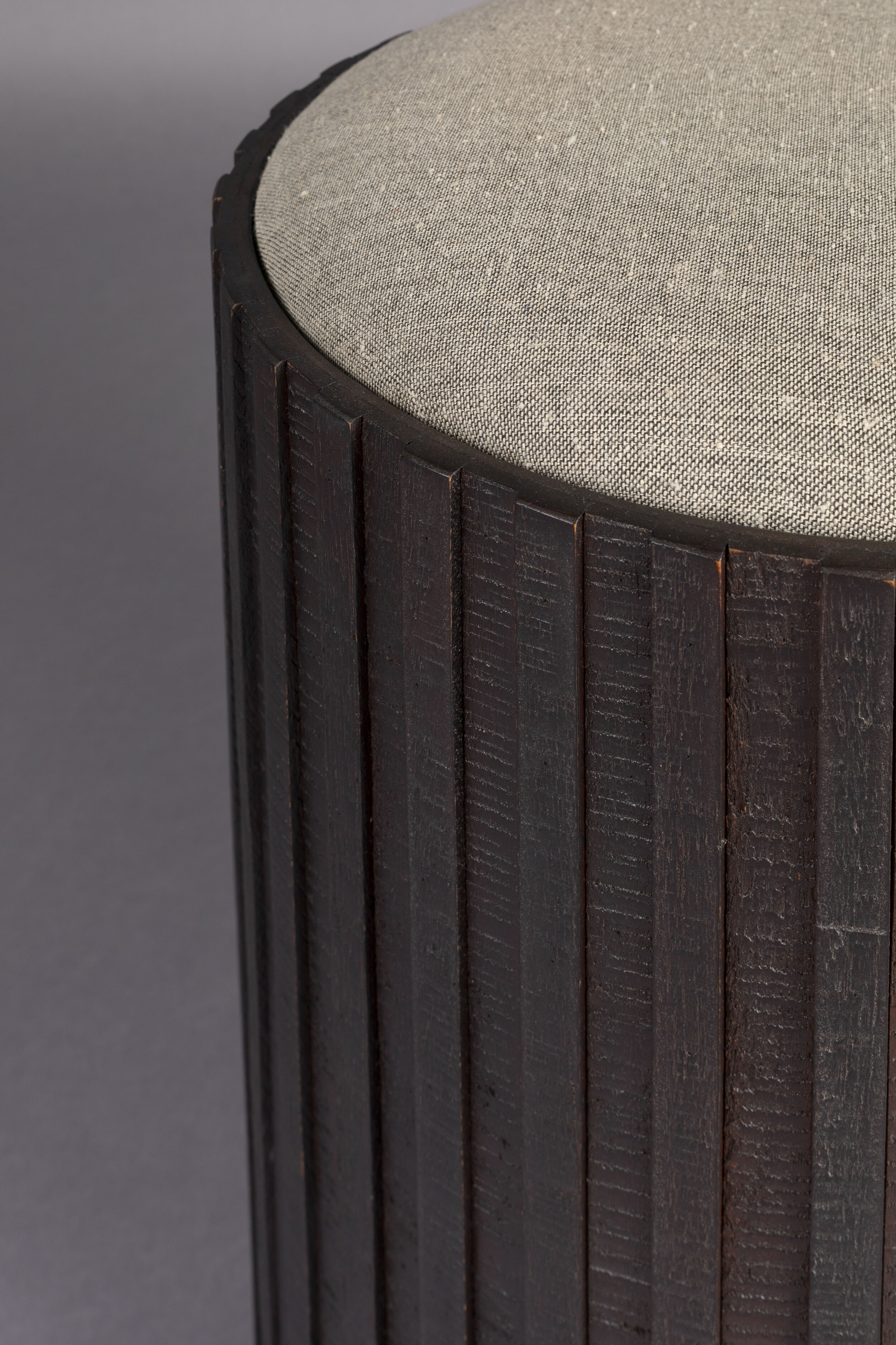 Dutchbone Poef 'Bay High' Met opbergruimte, Teakhout