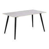 Bendt Eettafel 'Ib' Keramiek, 140 x 80cm, kleur Wit