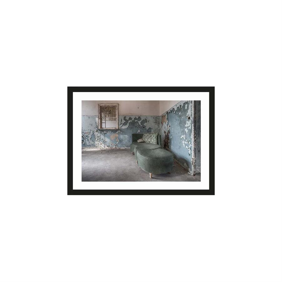 Urban Cotton Artprint Green sofa 30 x 40cm