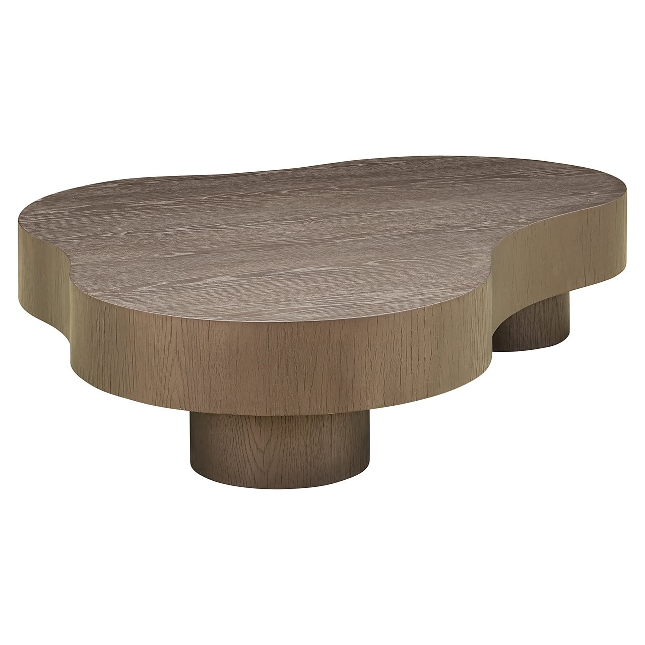 Richmond Organische Salontafel 'Bogor' Set van 2 stuks, kleur Brons