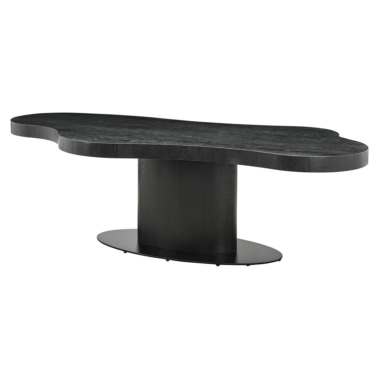 Richmond Organische Eettafel 'Bogor' Eiken, kleur Dark Coffee