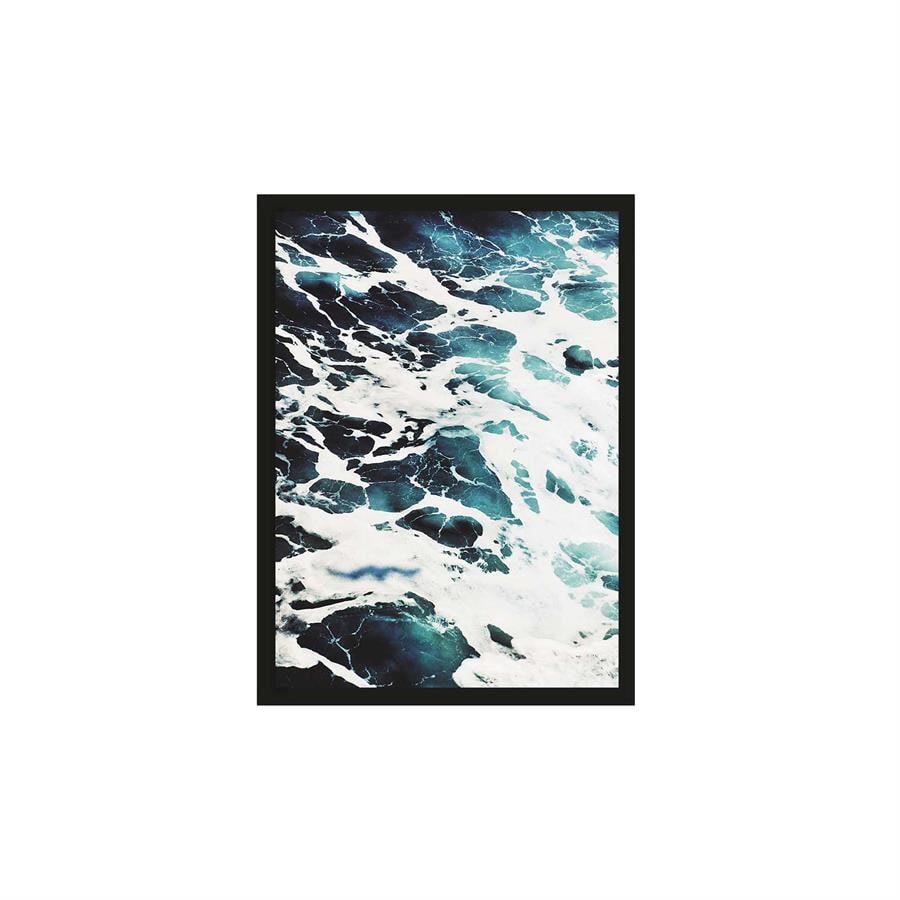 Urban Cotton Artprint 'Blue Wave Art' 40 x 50cm
