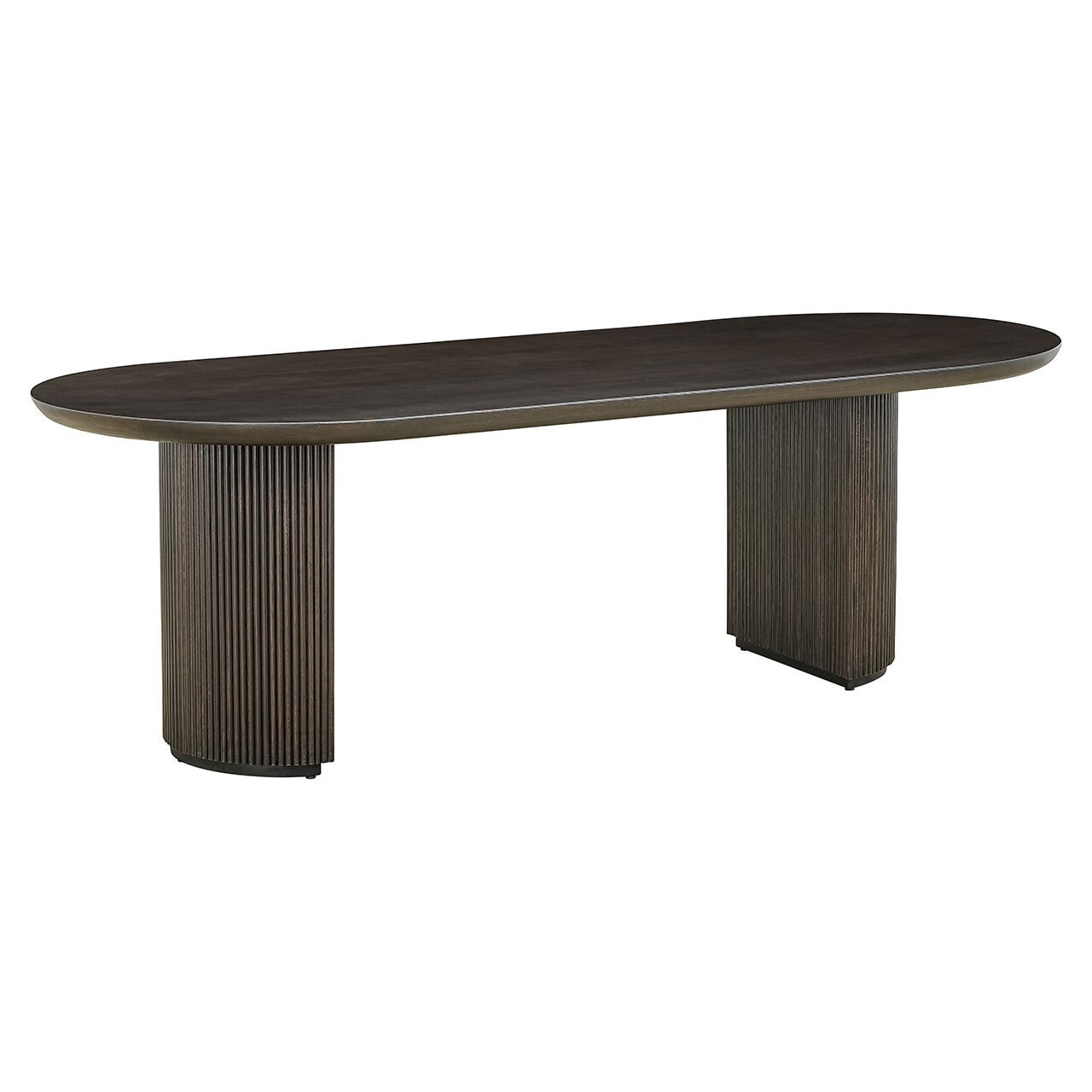 Richmond Interiors Richmond Ovale Eettafel Kingston Eiken - Bruin