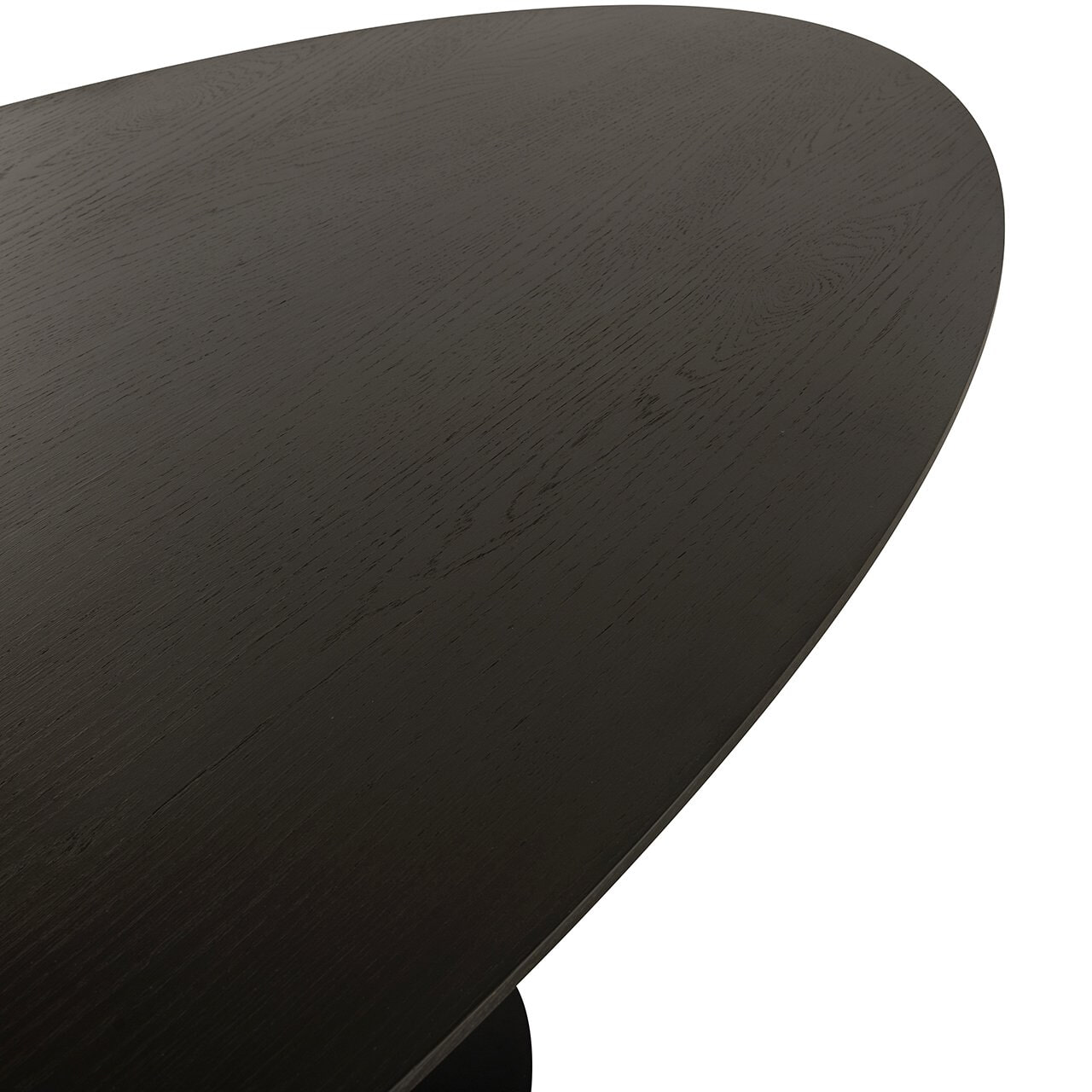 Richmond Ovale Eettafel 'Gordon' Eiken, 210 x 105cm, kleur Dark Coffee