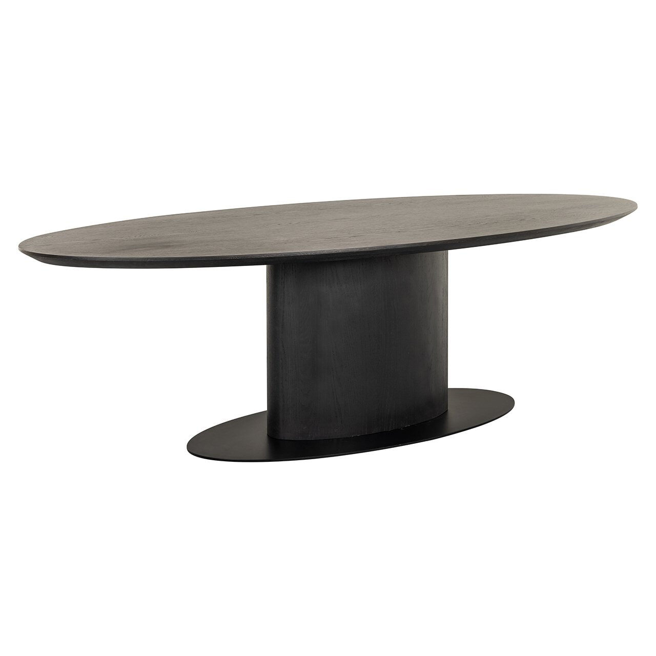 Richmond Ovale Eettafel Gordon Eiken - Dark Coffee