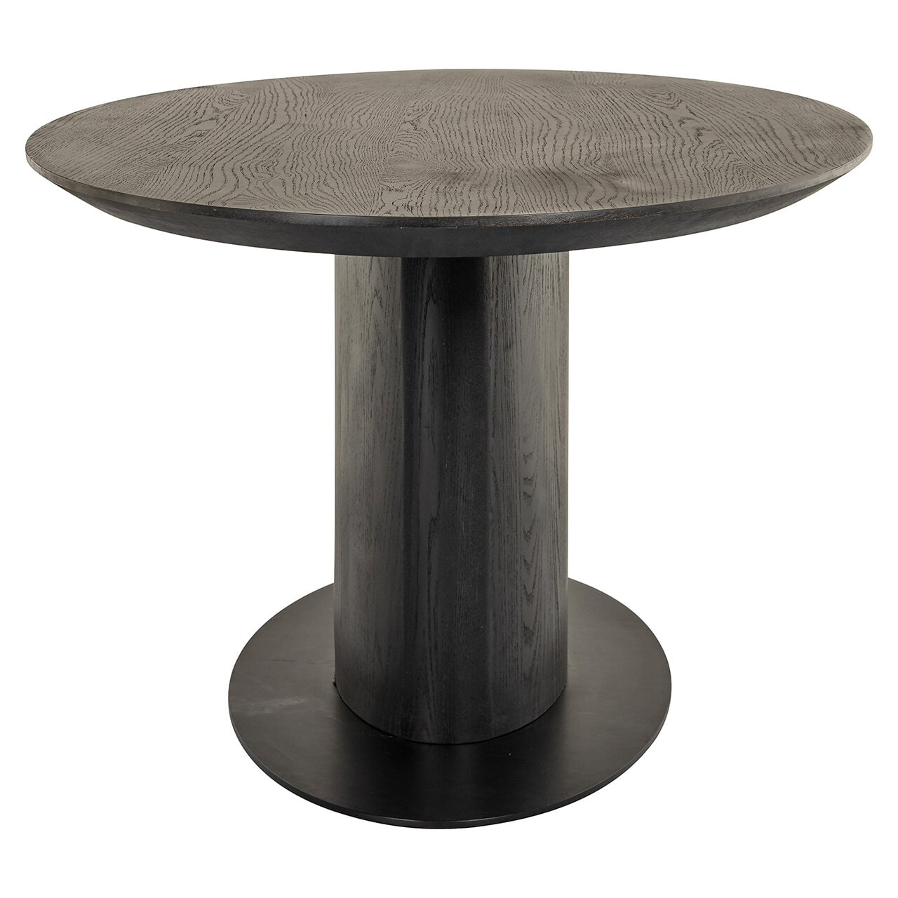 Richmond Ovale Eettafel 'Gordon' Eiken, 210 x 105cm, kleur Dark Coffee