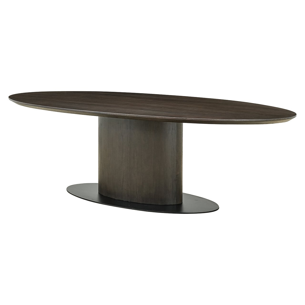 Richmond Ovale Eettafel 'Gordon' Eiken, 300 x 115cm, kleur Bruin