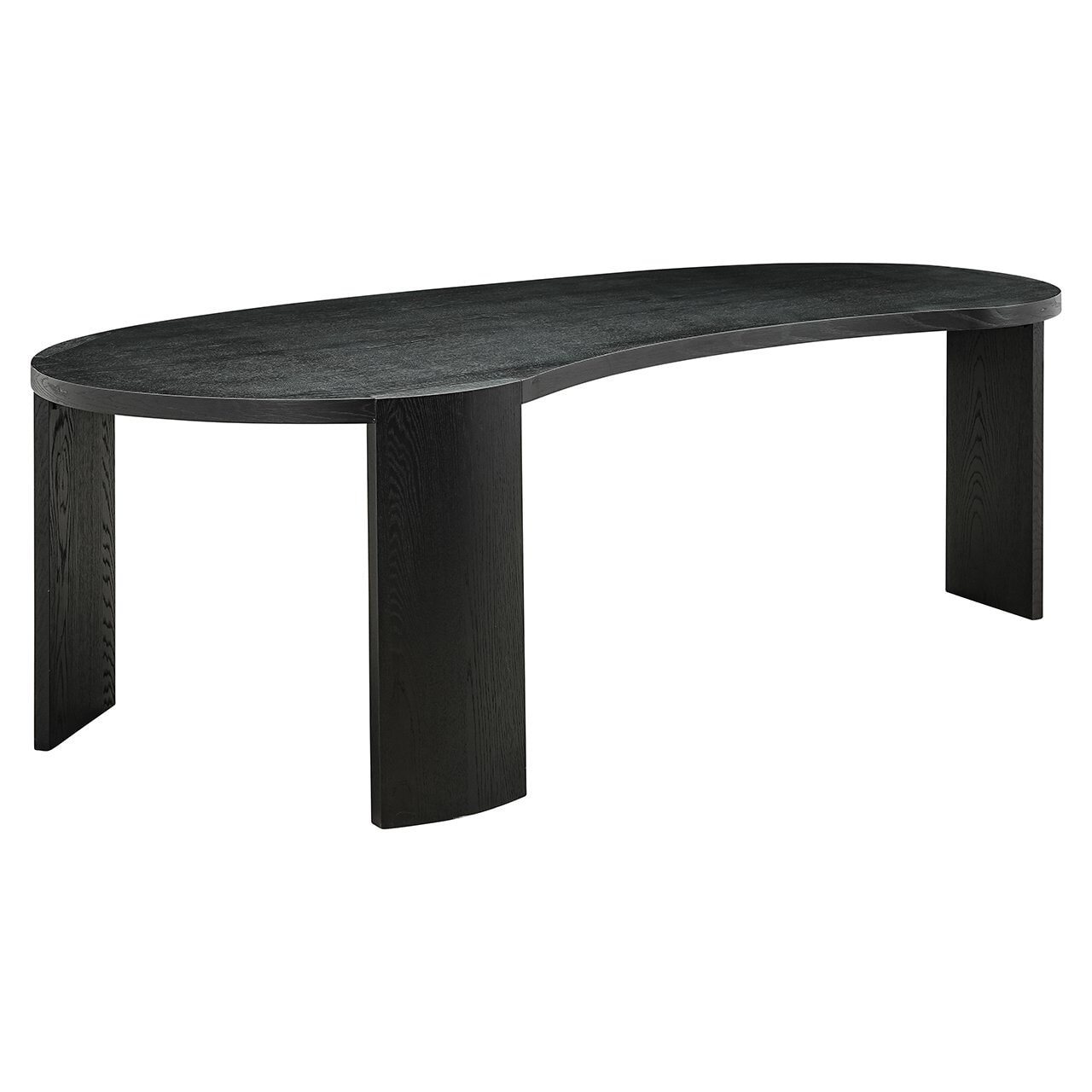 Richmond Interiors Richmond Organische Eettafel Navarino Eiken, 230 x 112cm - Zwart