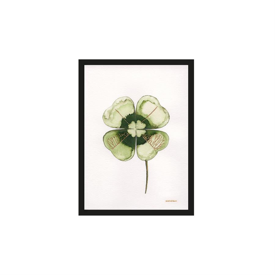 Urban Cotton Artprint 'Four Leaf clover' 40 x 50cm