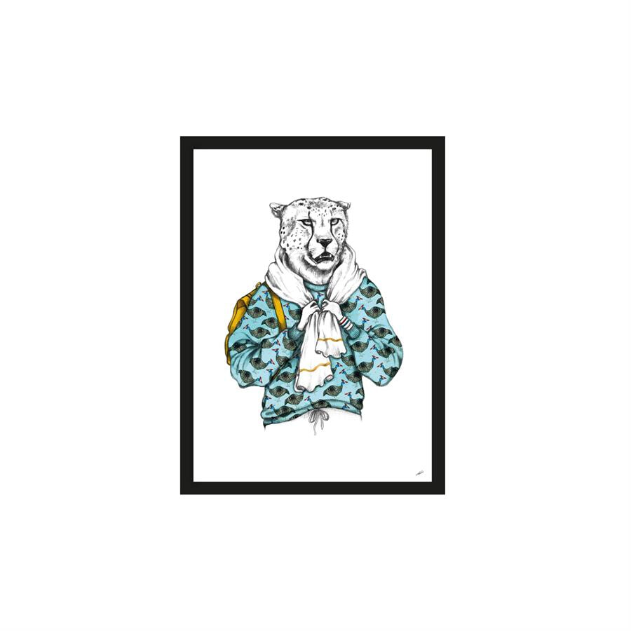 Urban Cotton Artprint 'Cheetah' 40 x 50cm