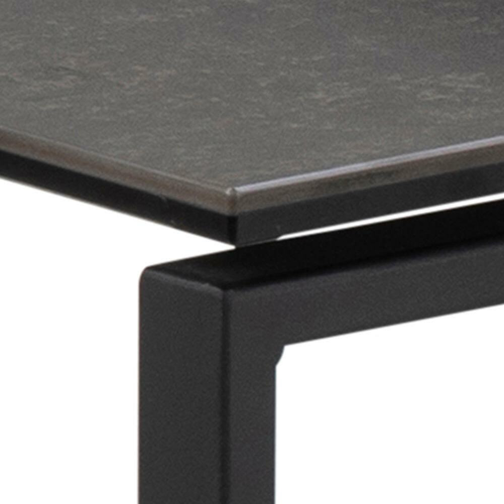 Sohome Bijzettafel 'Parker' Keramiek, Set van 3 stuks, kleur Zwart