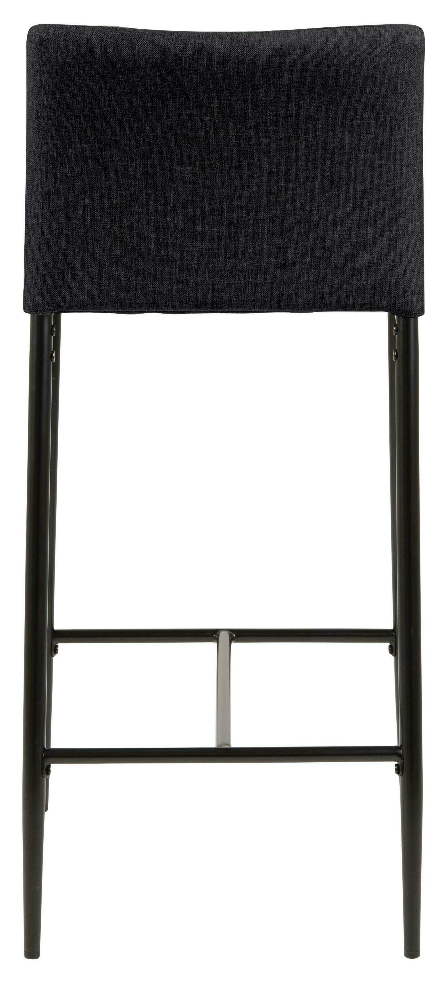 Bendt Barstoel 'Nuna' Stof, kleur Grijs (zithoogte 67cm)