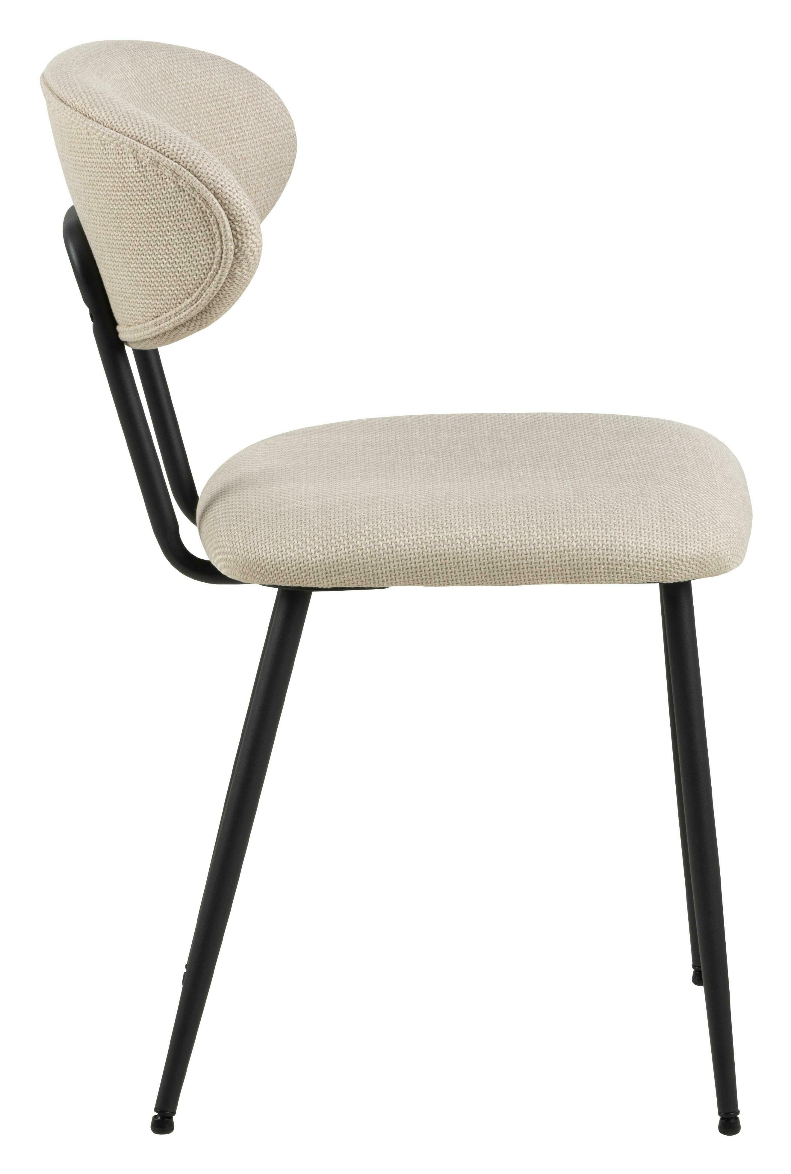 Bendt Eetkamerstoel 'Puja' Stof, kleur Beige
