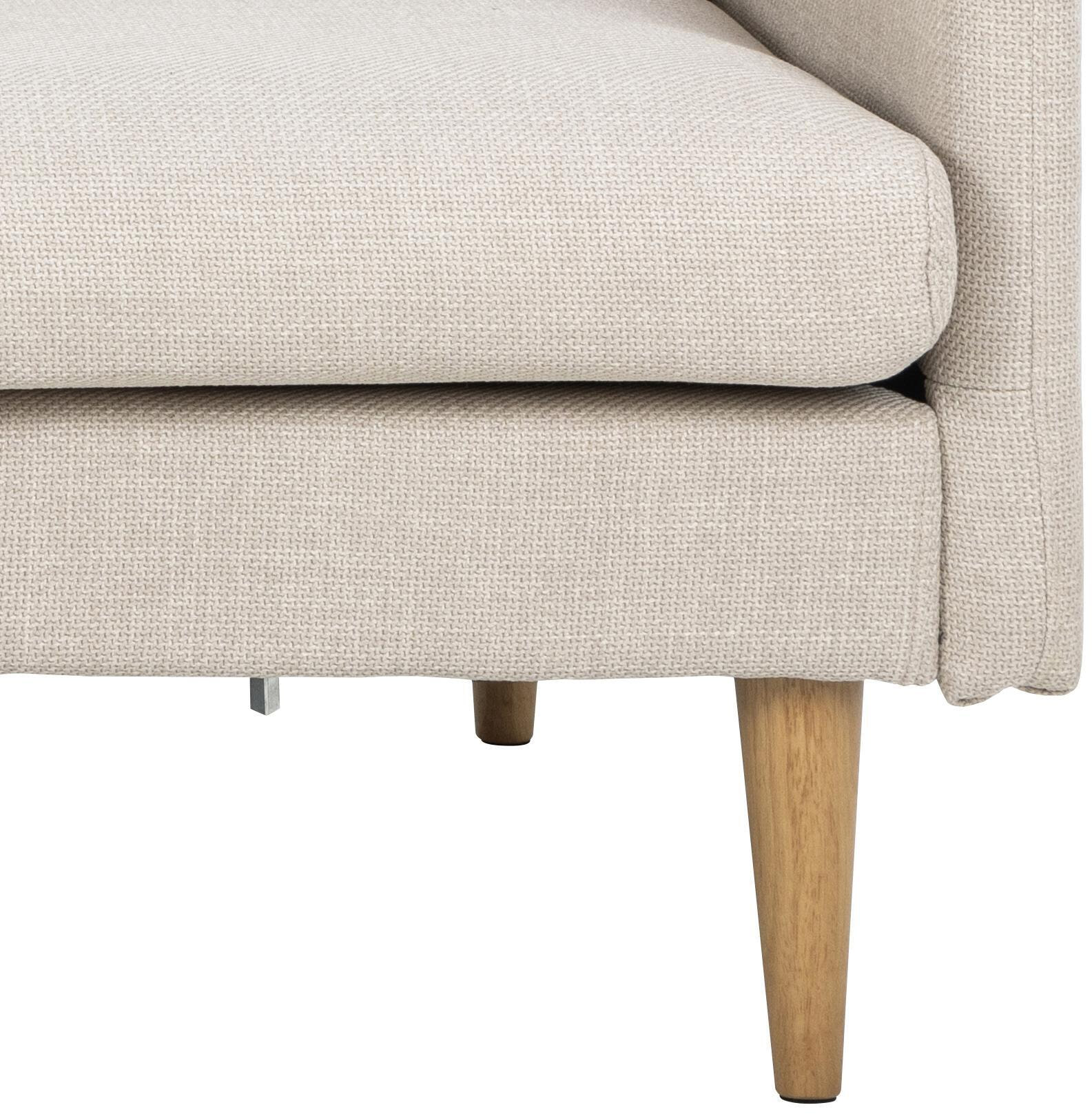 Bendt 2-zits Loungebank 'Timothey' Links/Rechts, kleur Beige