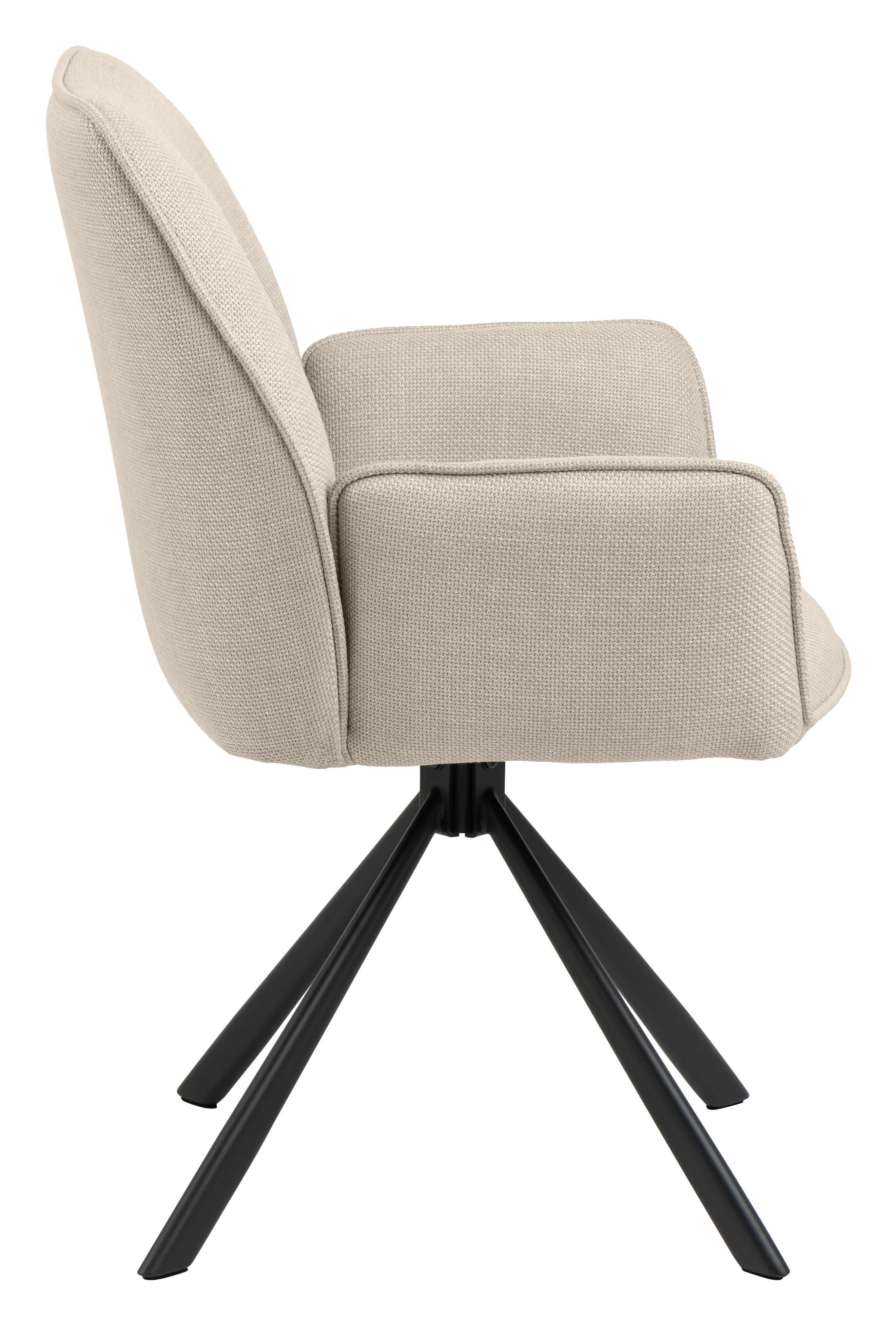Bendt Draaibare Eetkamerstoel 'Dantrell' kleur Beige