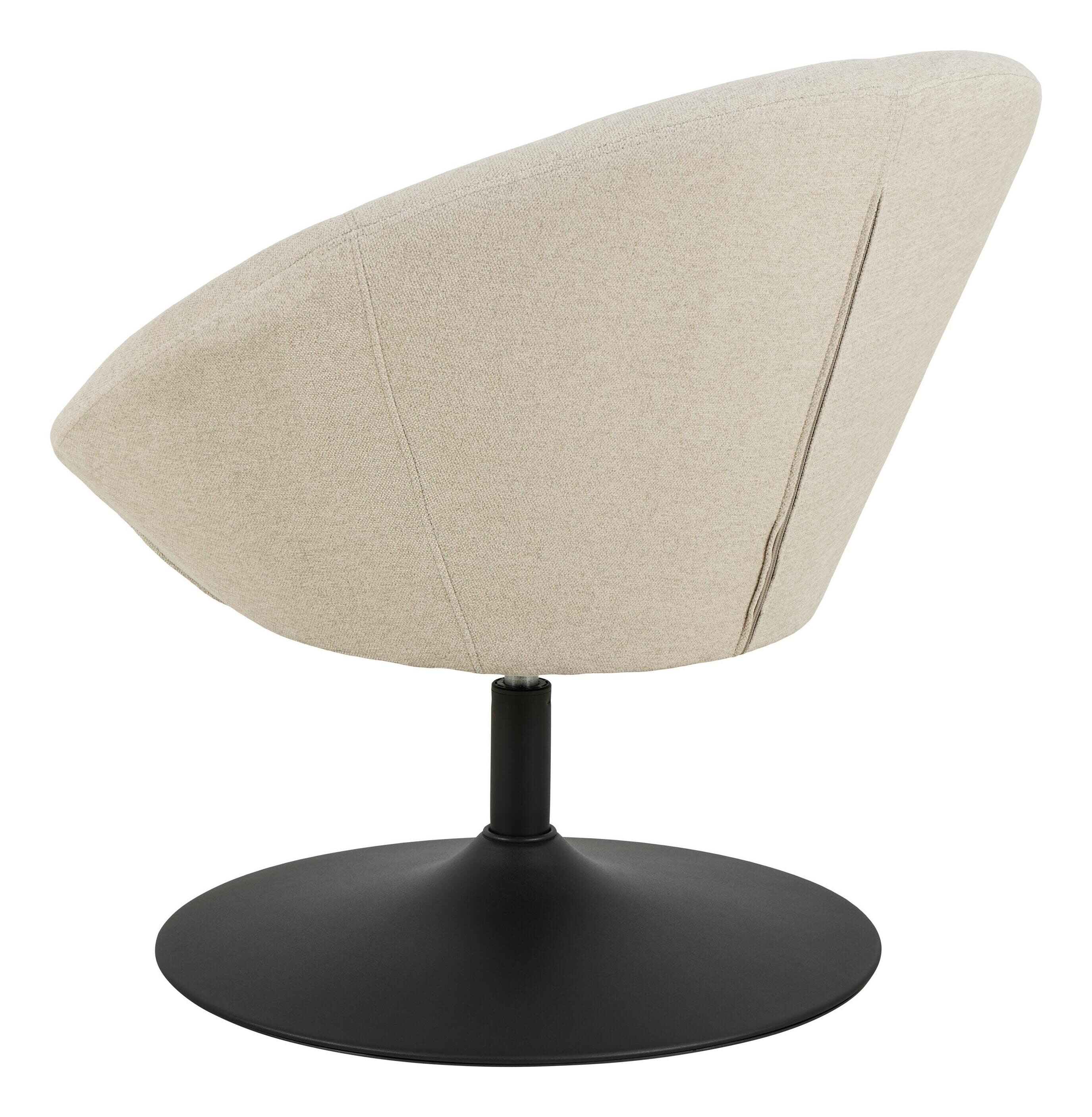 Bendt Draaifauteuil 'Lærke' Geweven, kleur Beige