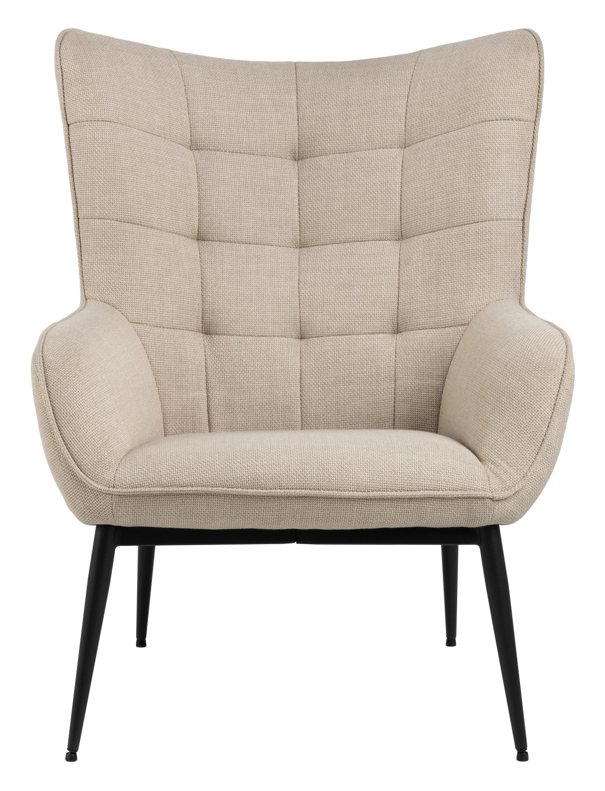 Bendt Fauteuil 'Kittie' stof, kleur Beige