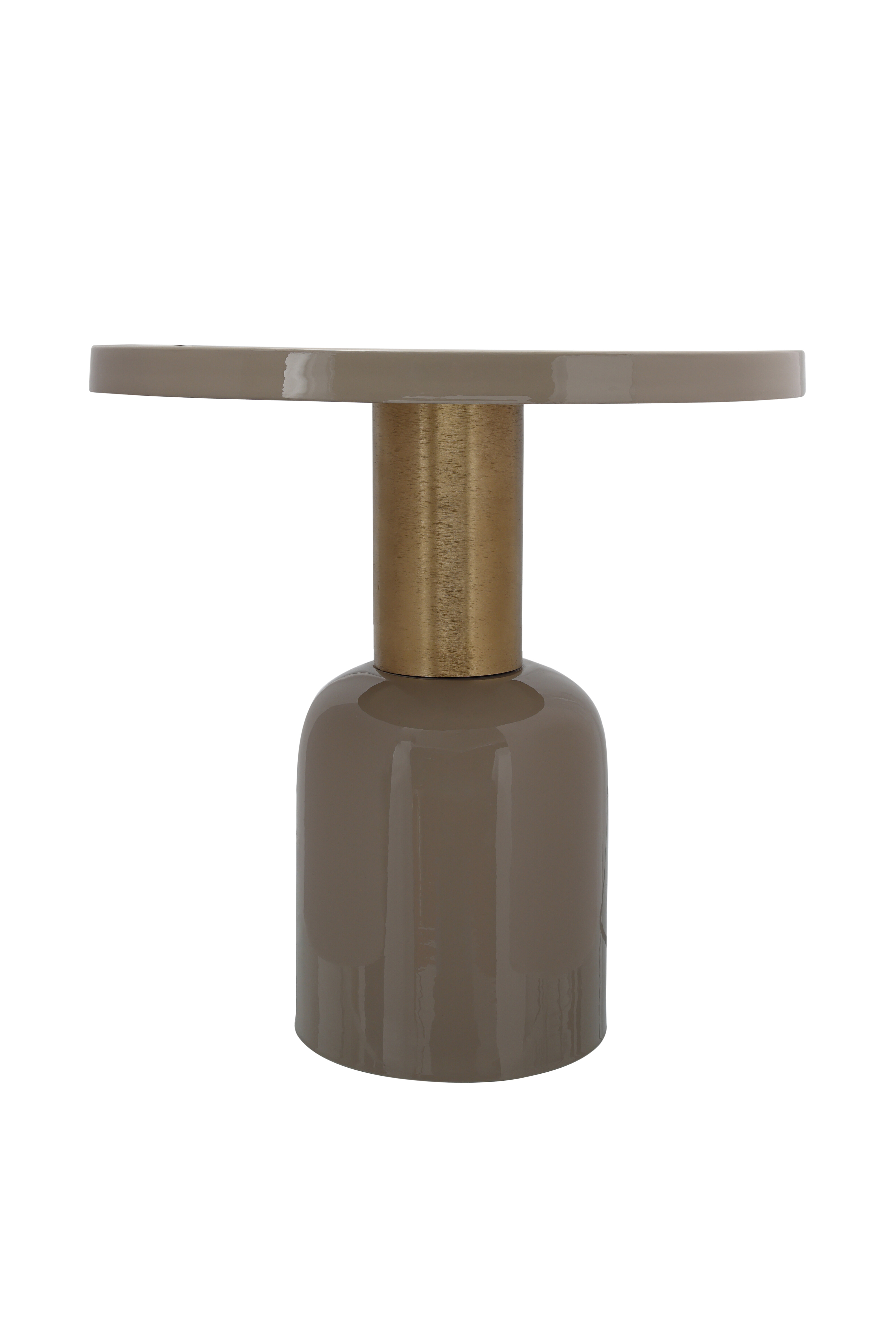 Kayoom Bijzettafel 'Art Deco' 50cm, kleur Taupe