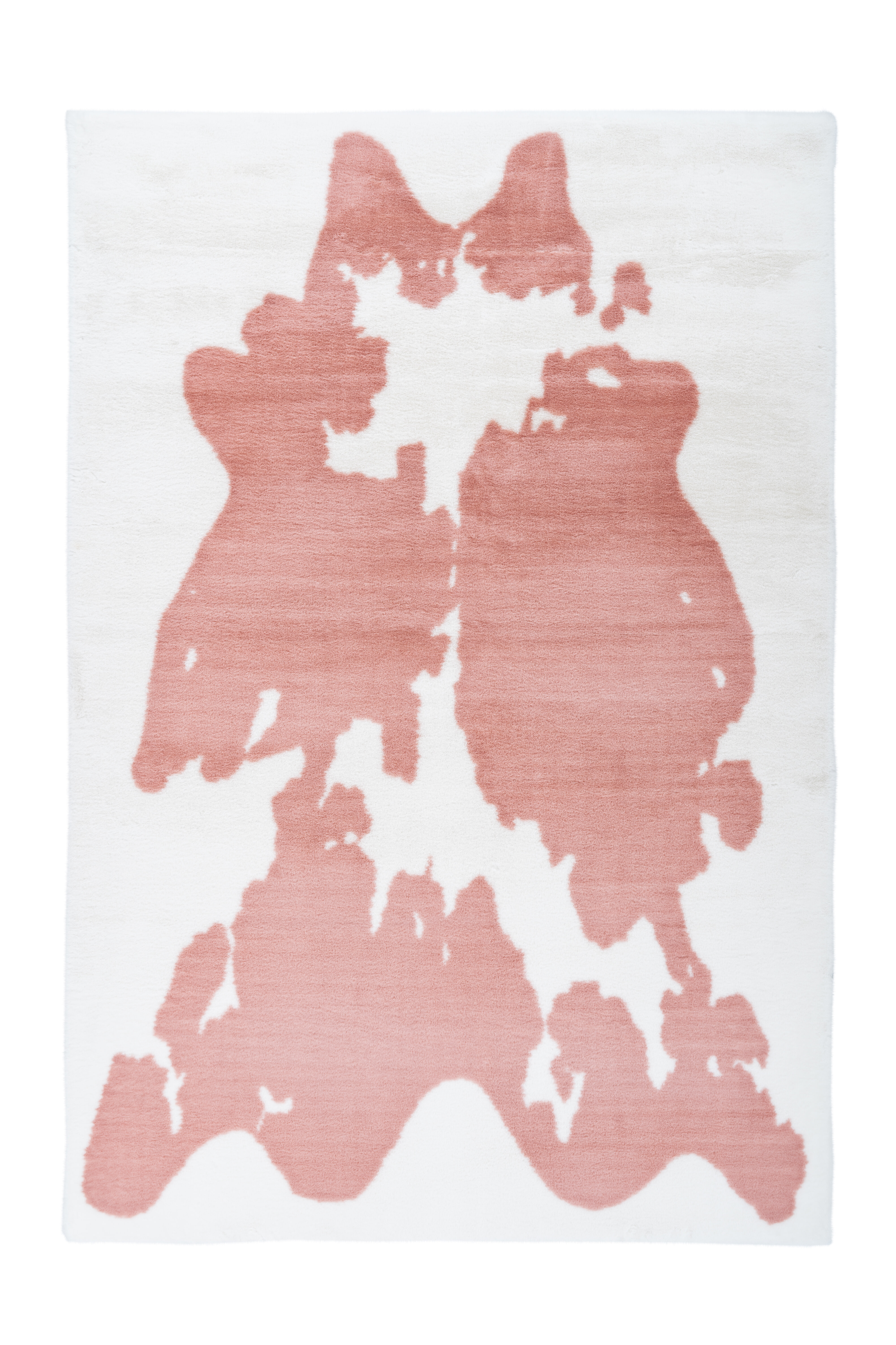 Kayoom Vloerkleed 'Rabbit Animal' kleur roze / wit, 160 x 230cm Kayoom Vloerkleed 'Rabbit Animal' kleur roze / wit, 160 x 230cm