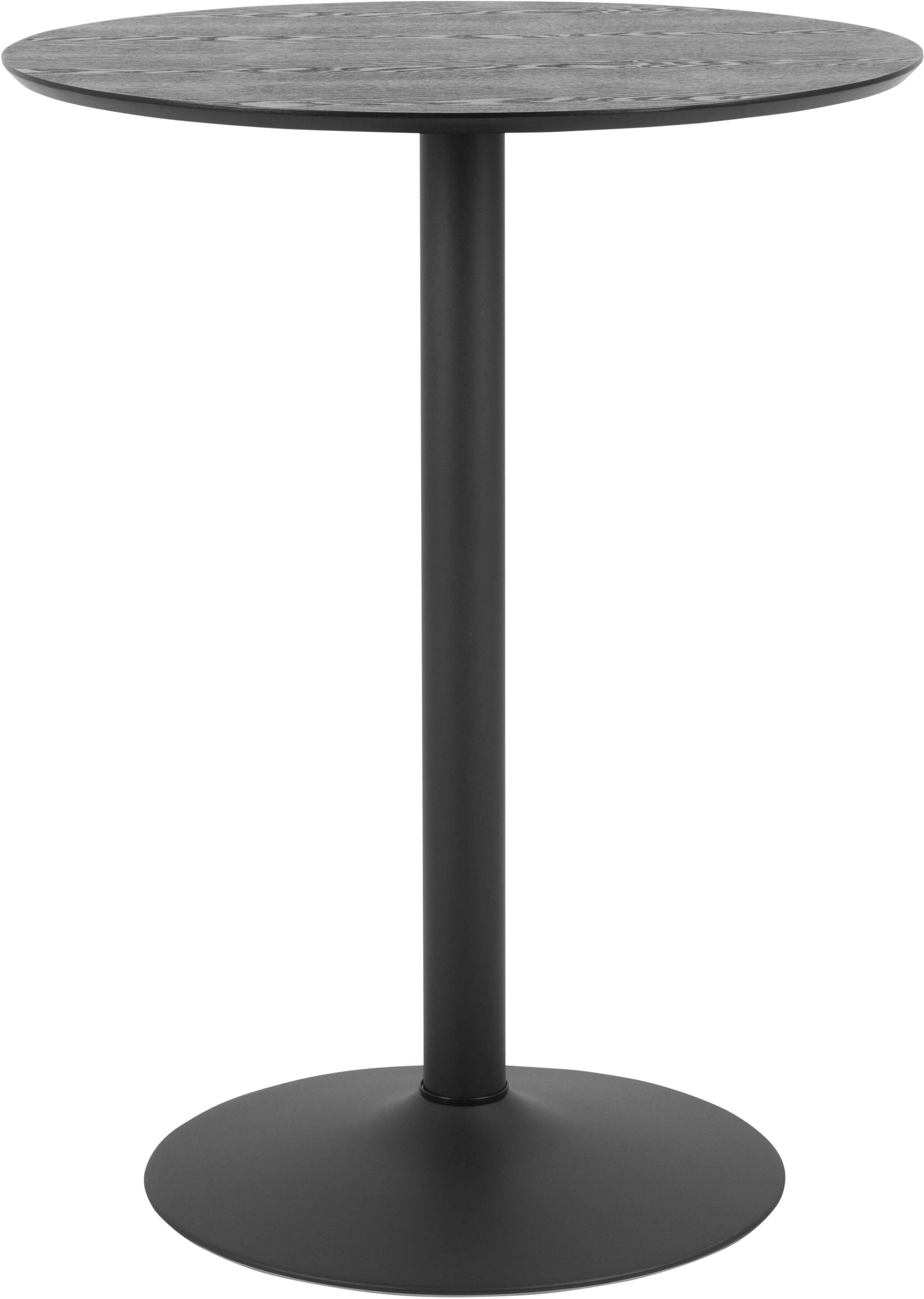 Bendt Ronde Bartafel 'Ina' 80cm, kleur Zwart Bendt Ronde Bartafel 'Ina' 80cm, kleur Zwart